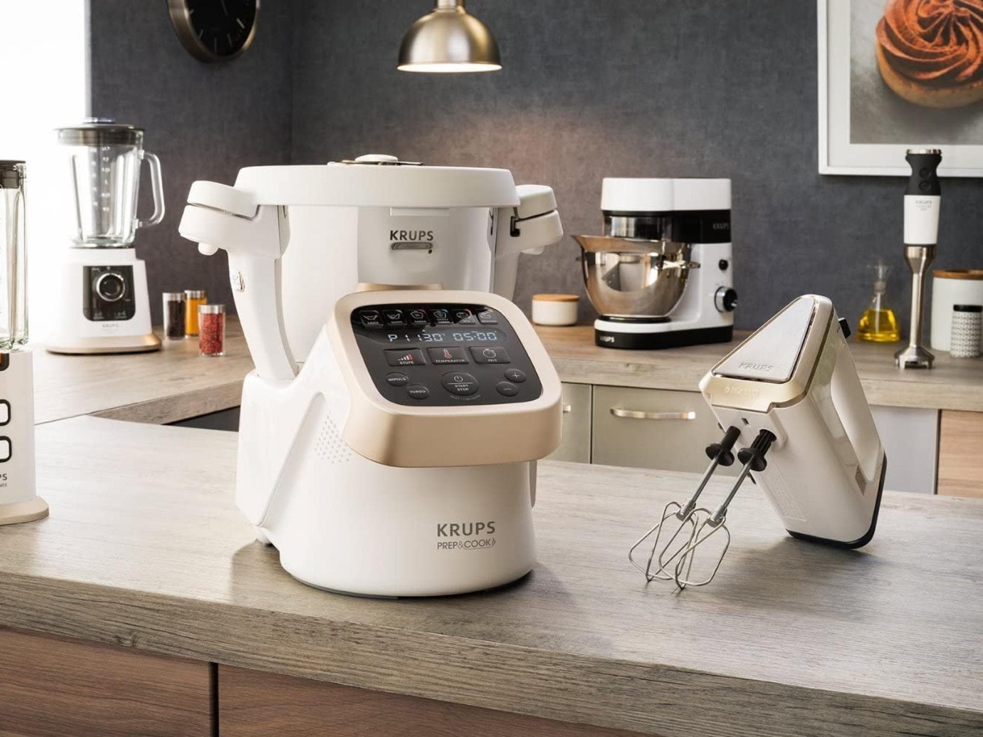 Krups Prep&Cook Multifunktions- Küchenmaschine HP5031