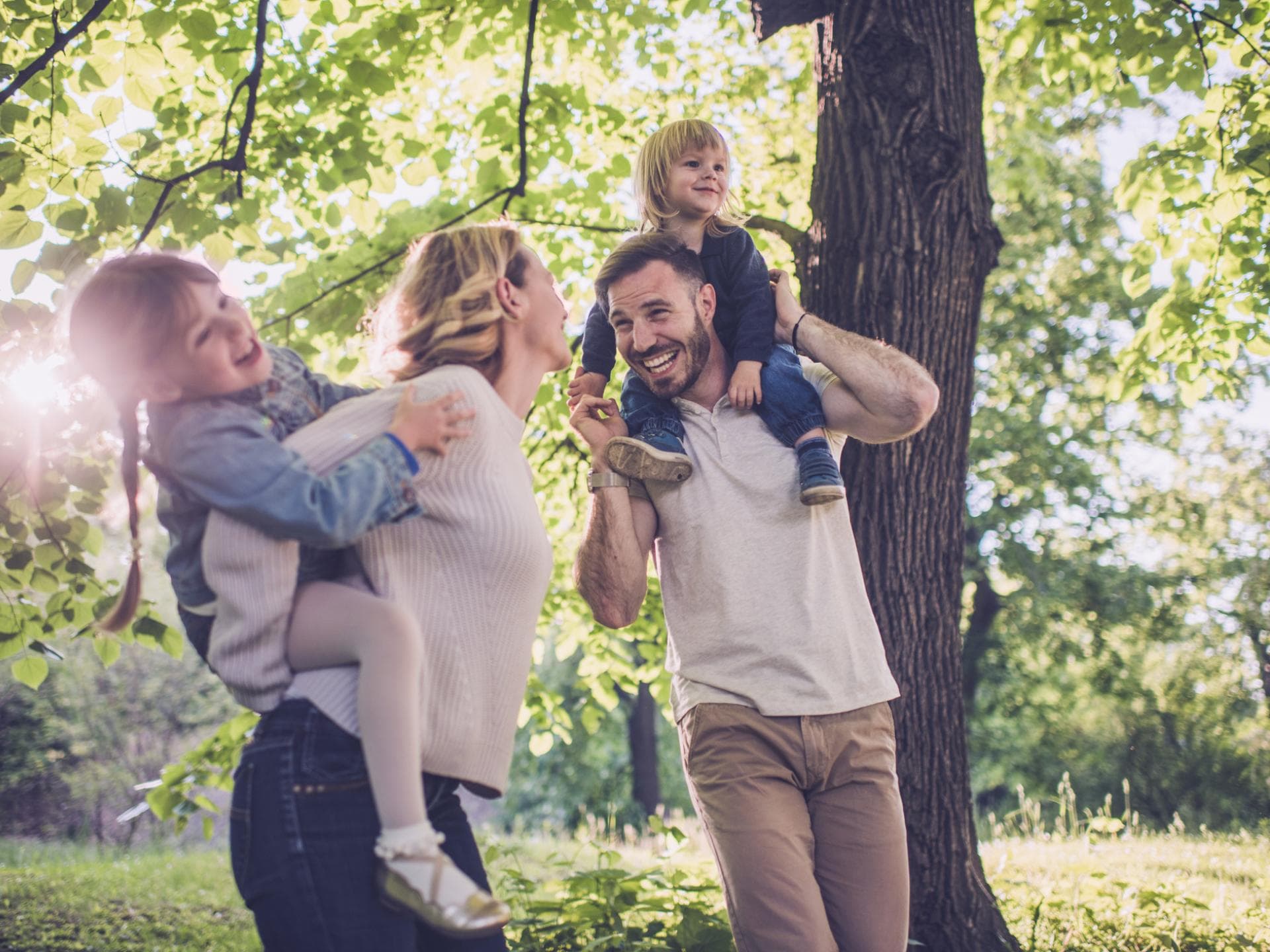 Glückliche Familie