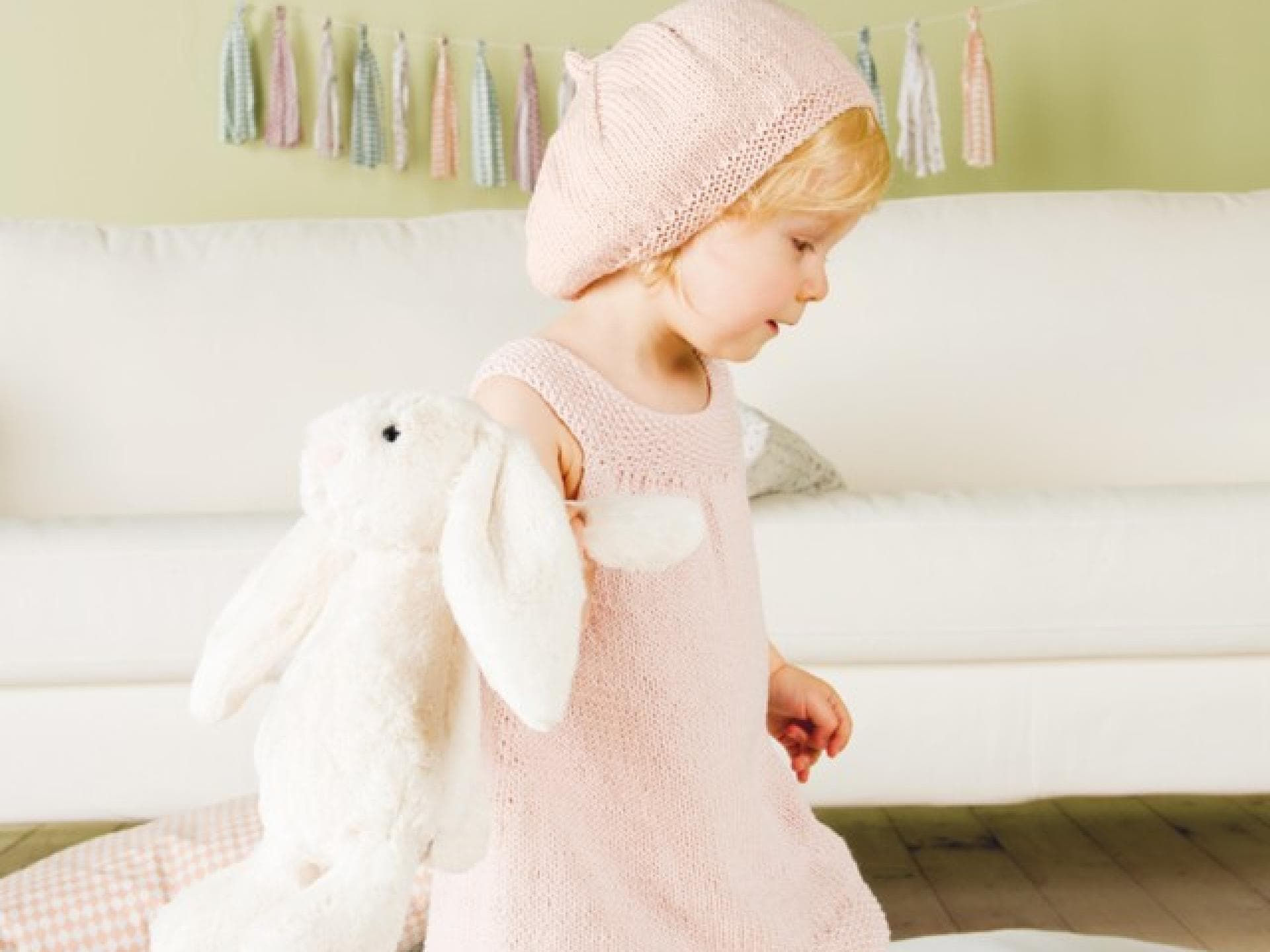 Kinderkleid mit Mütze