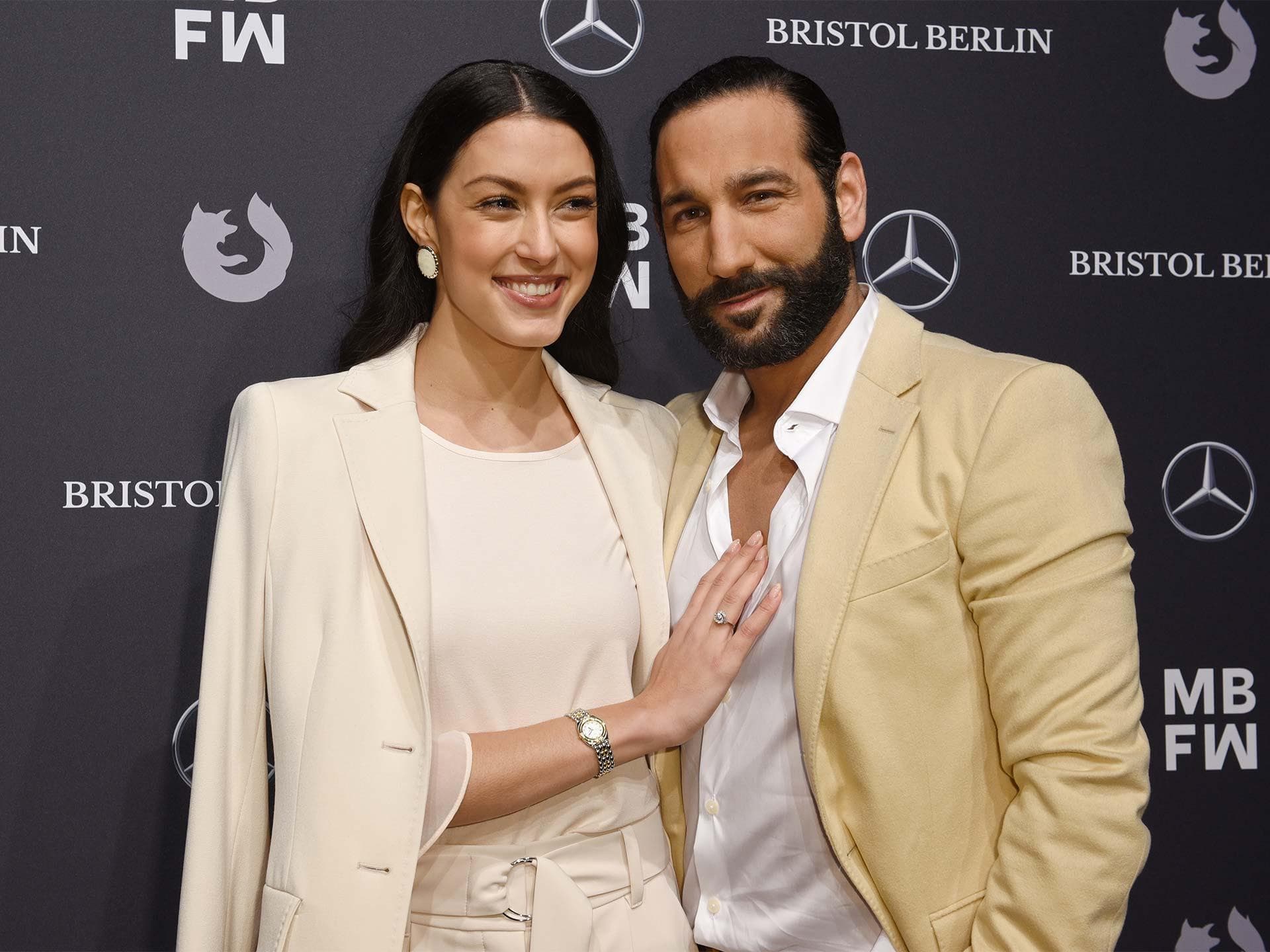 Rebecca Mir und Massimo Sinató