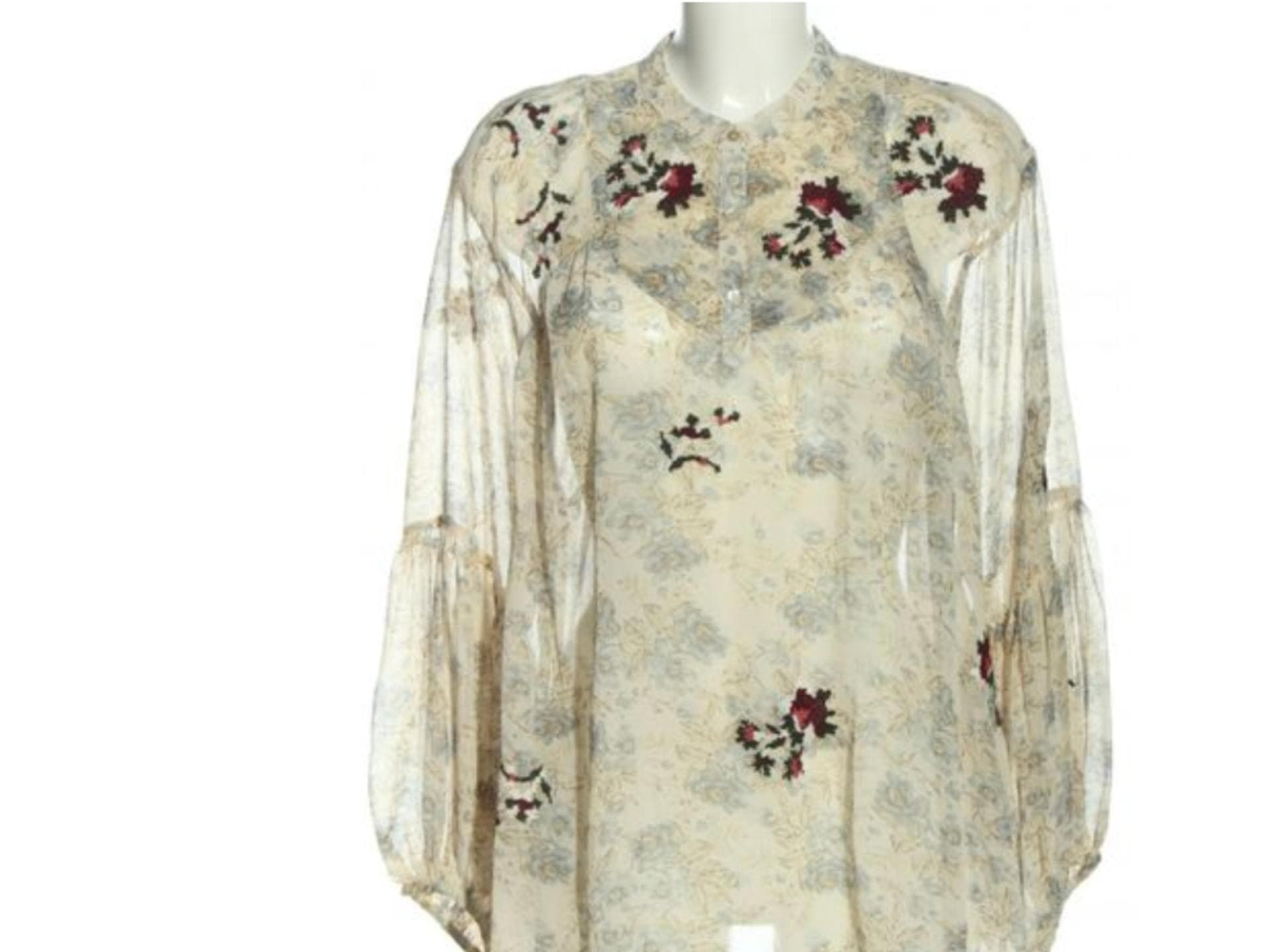 Bluse Zara Blumen
