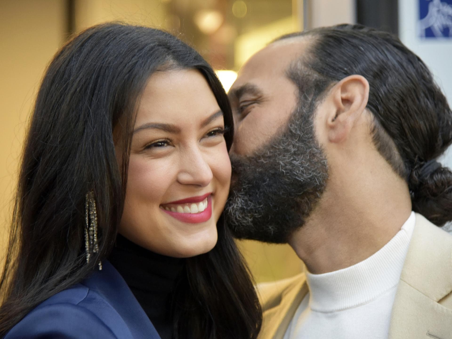 Rebecca Mir und Massimo Sinató