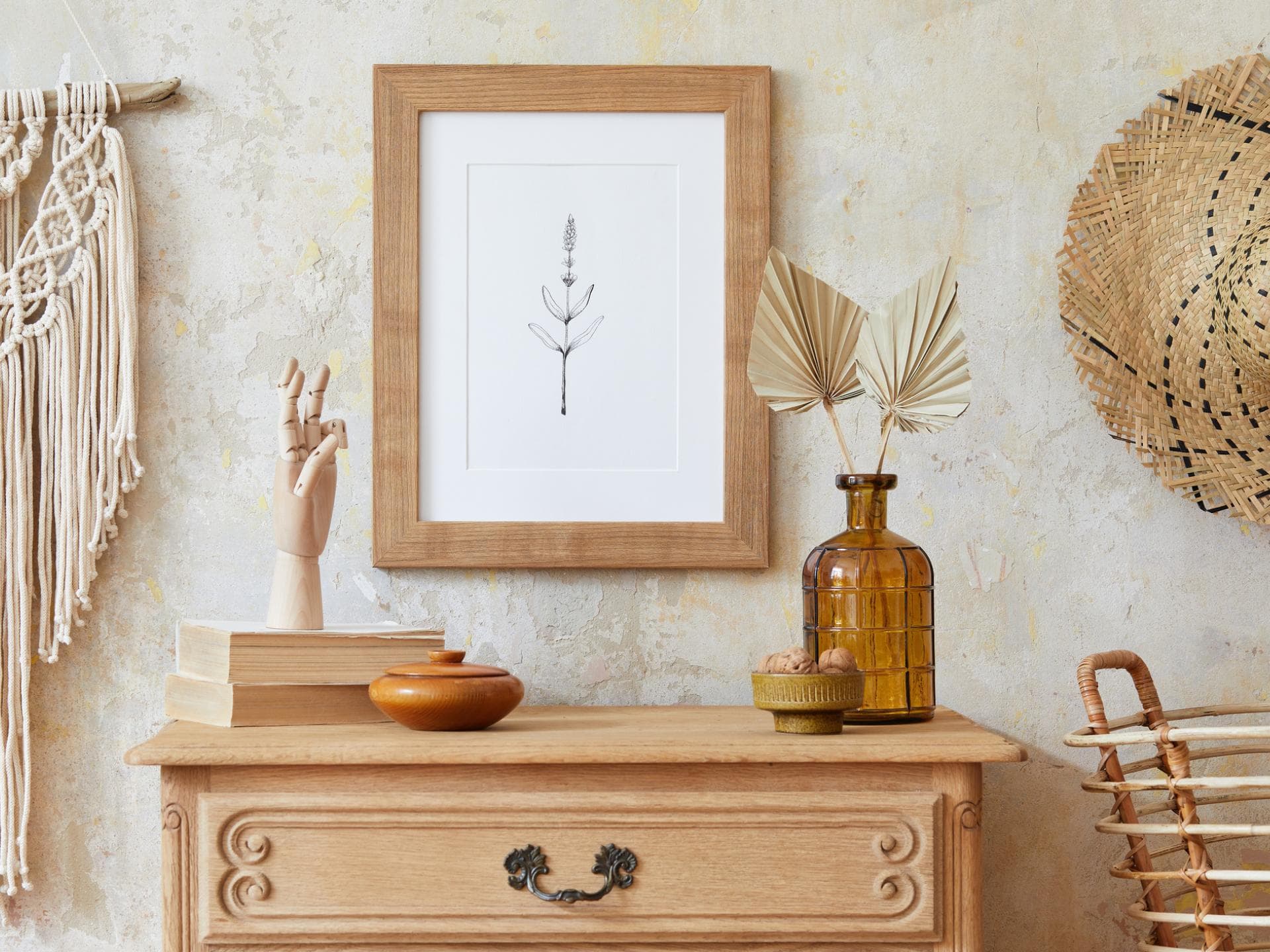 Boho-Style Raum