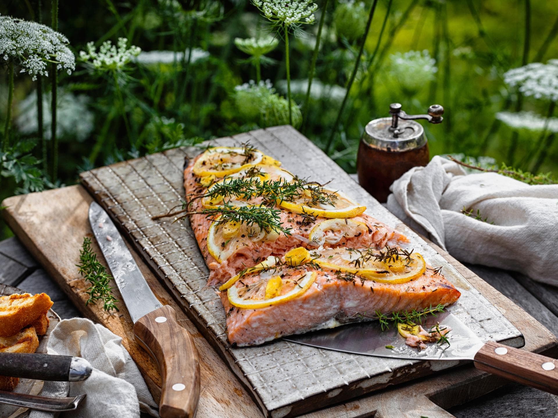 Gegrillter Lachs