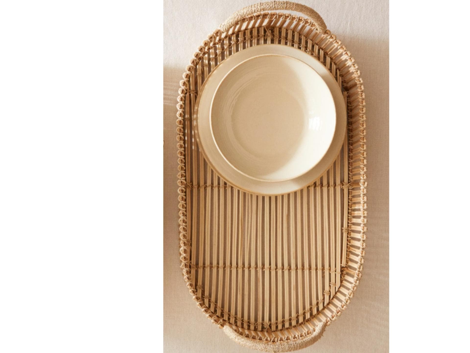 Rattantablett Zara Home