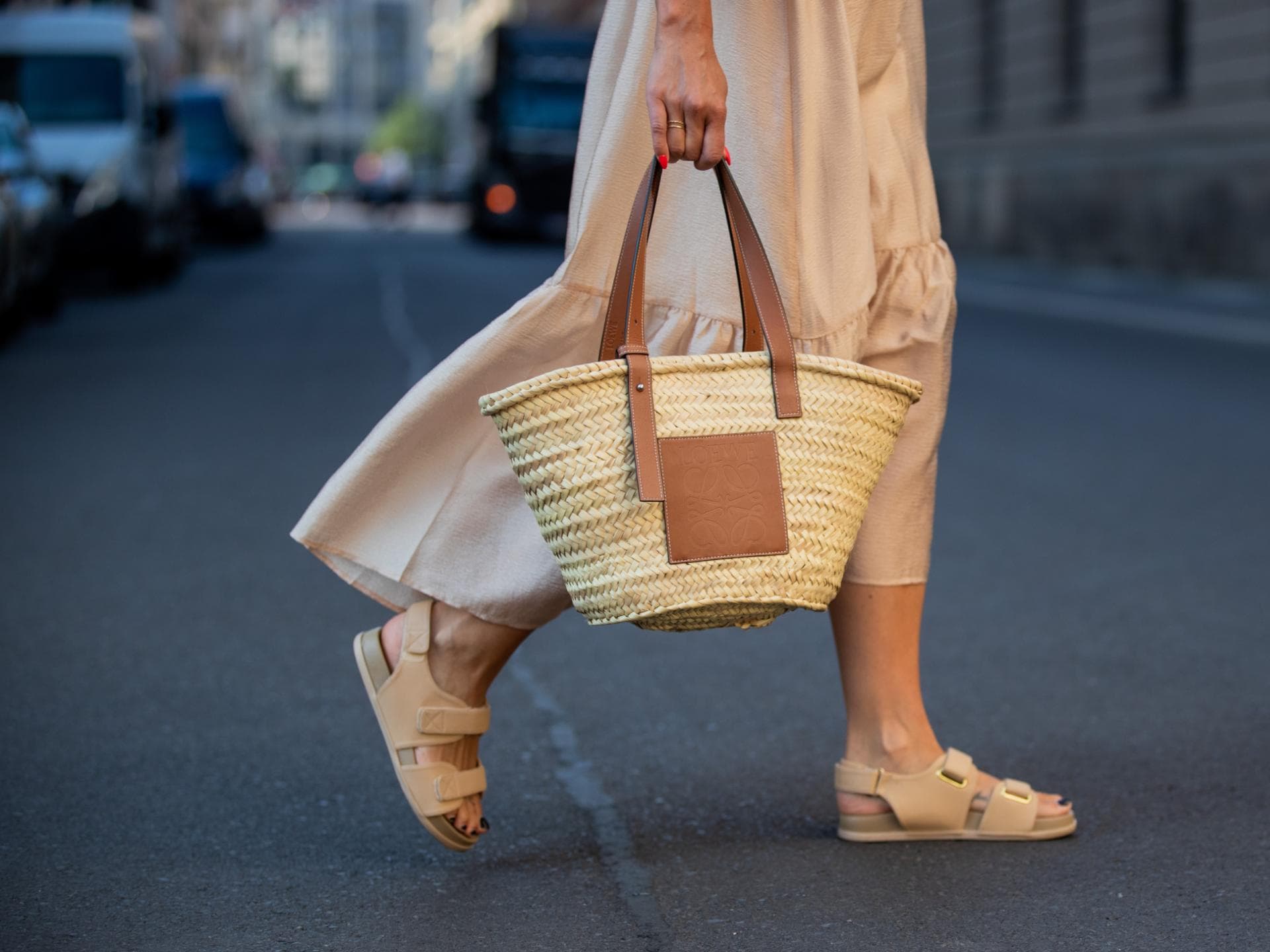 Streetstyle in Beige