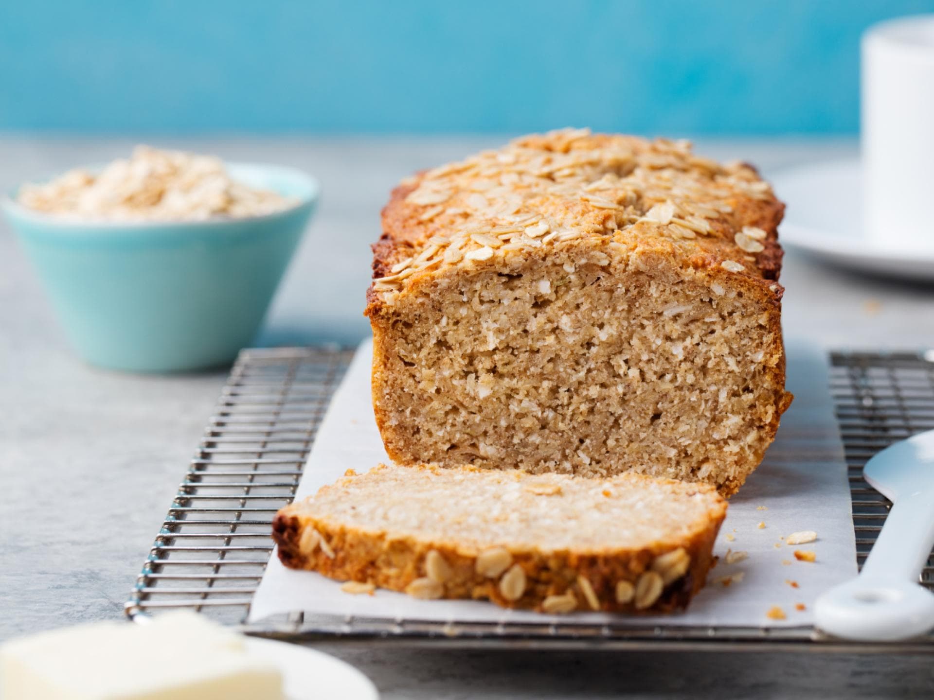 Brot aus Haferflocken