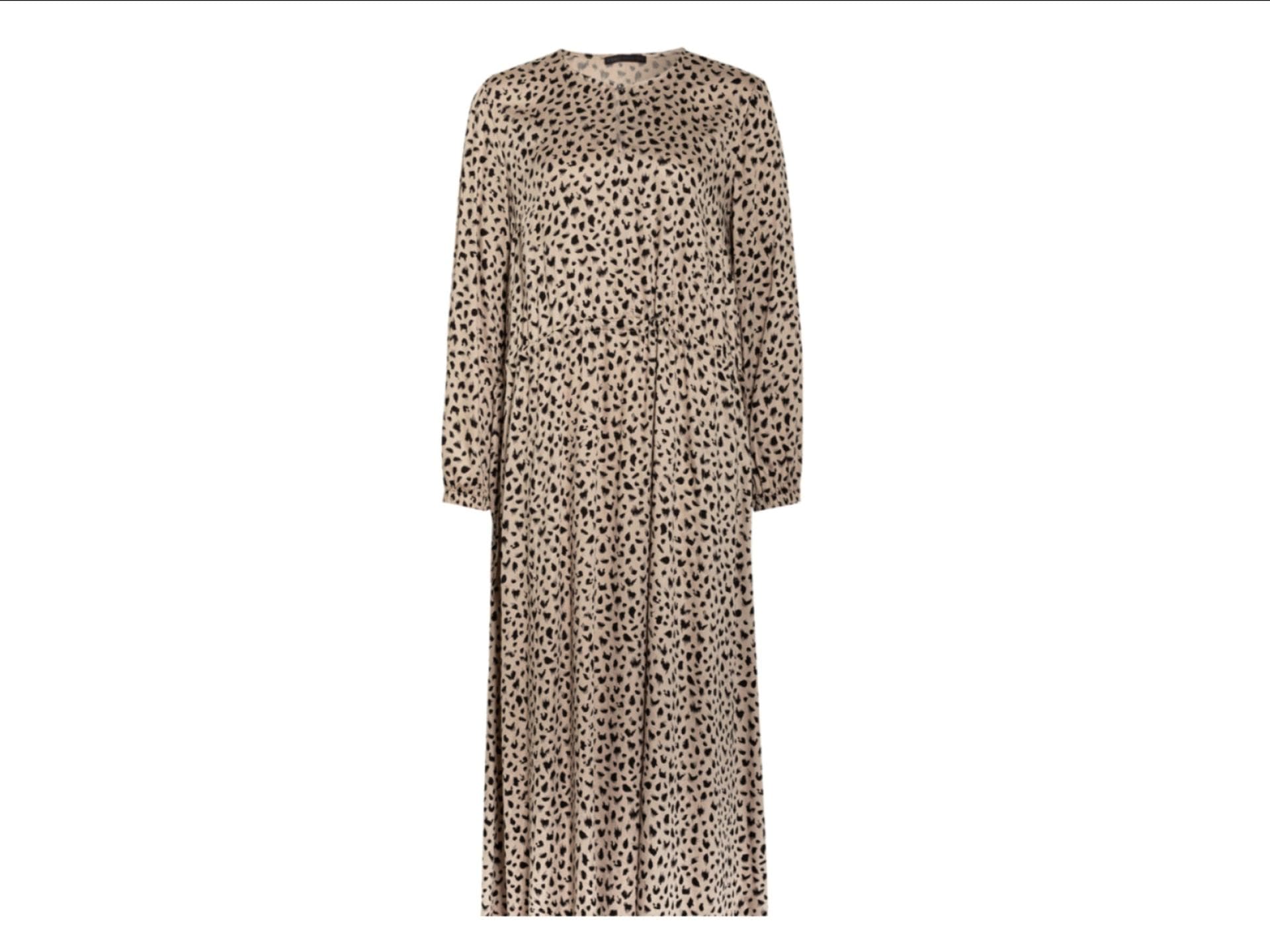 Satinkleid Animalprint