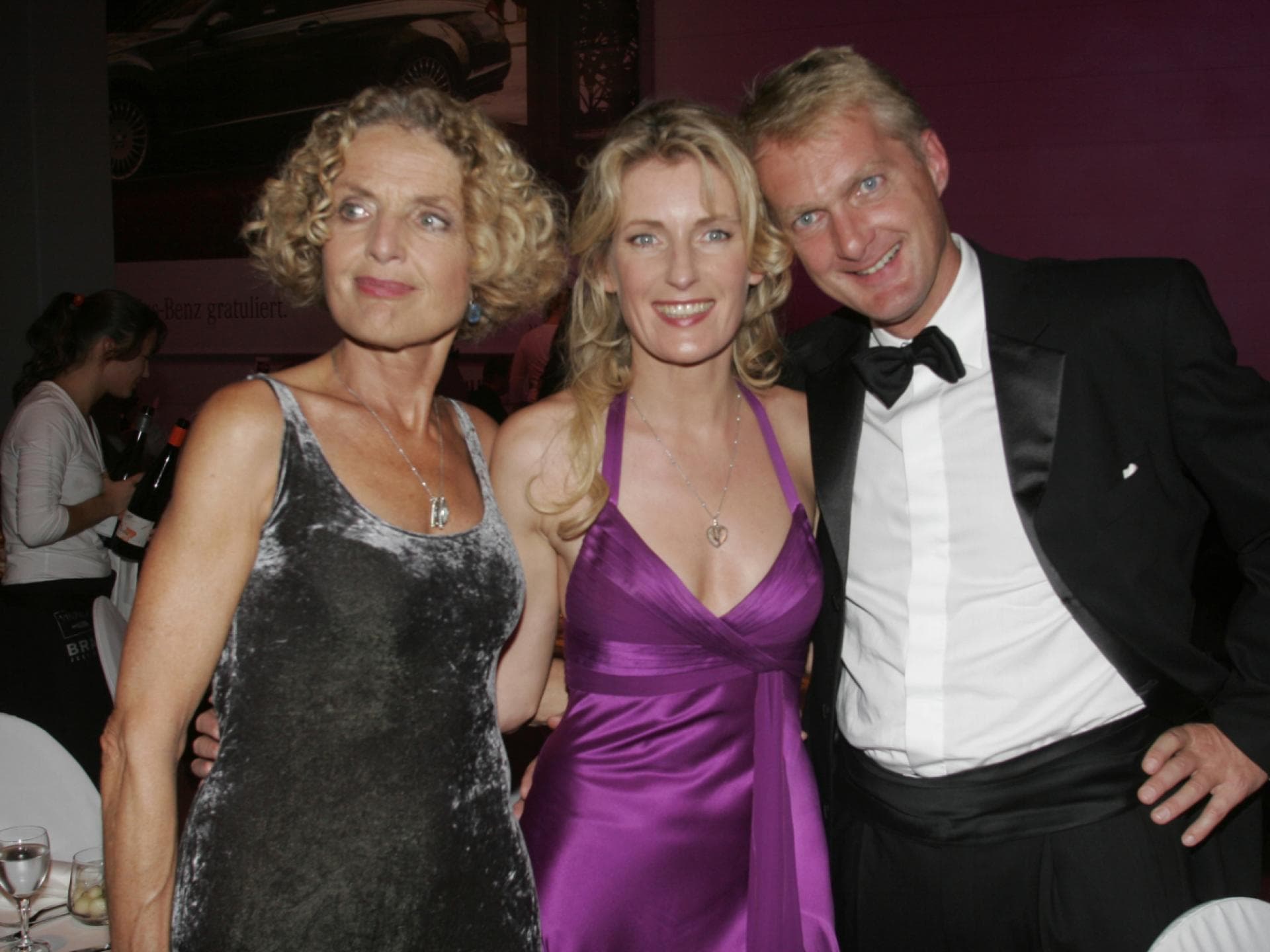 Maria Furtwängler mit Mutter Kathrin Ackermann und Bruder David Furtwängler