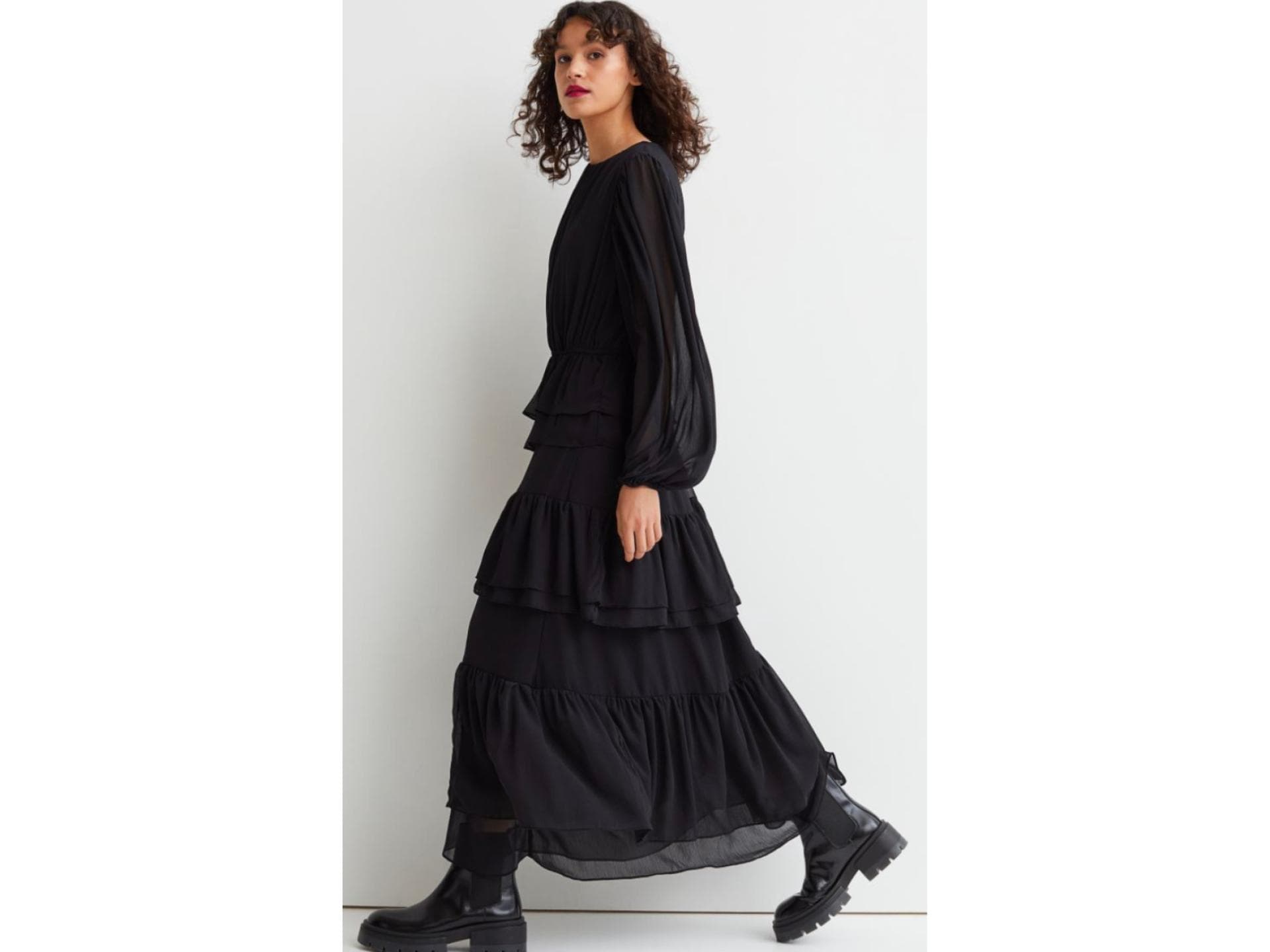 Maxikleid H&M schwarz