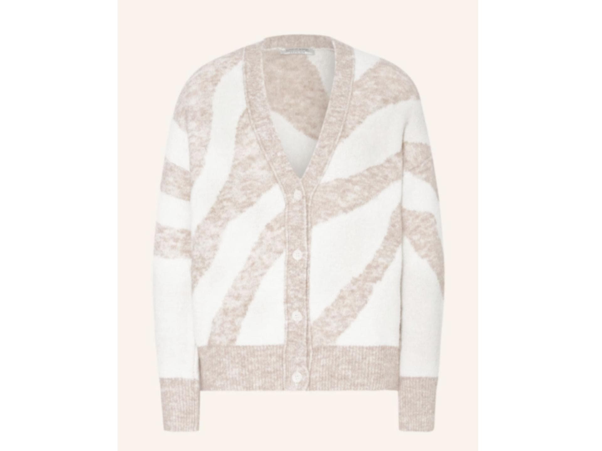 Strickjacke Zebramuster