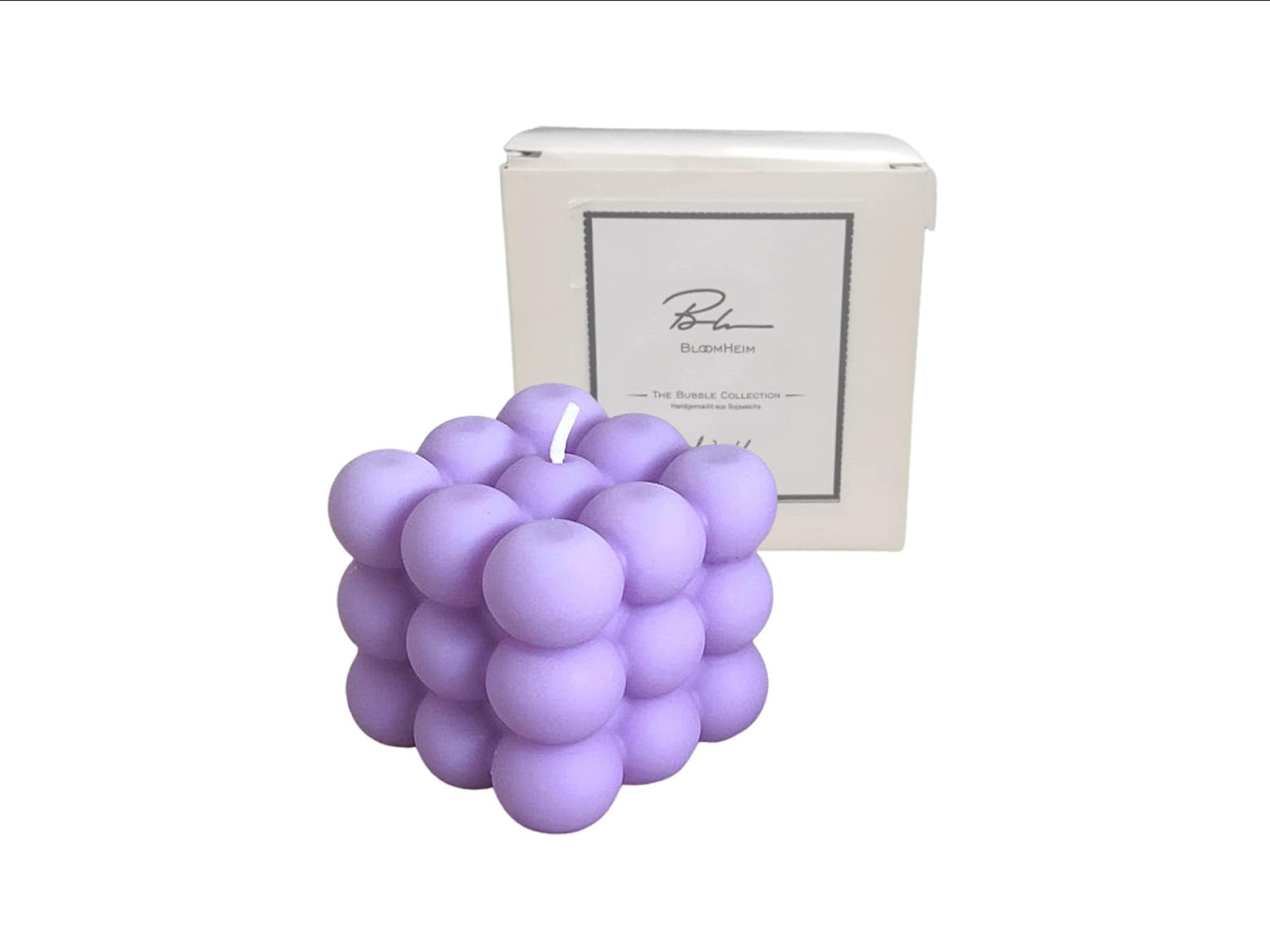 Bubble Candle lila