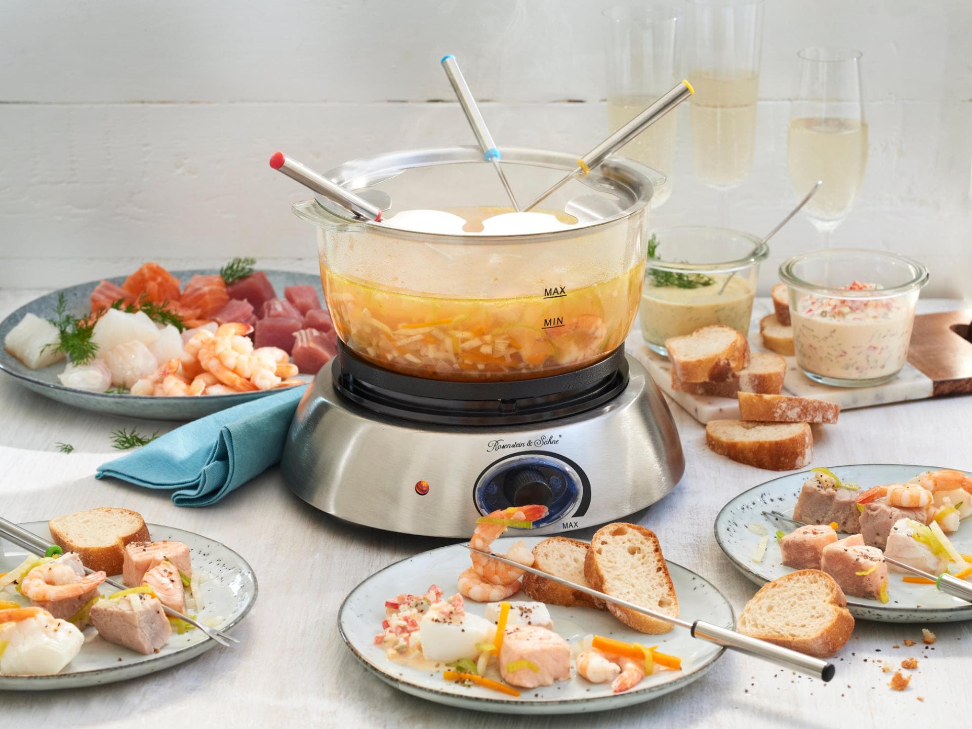 Fisch-Fondue