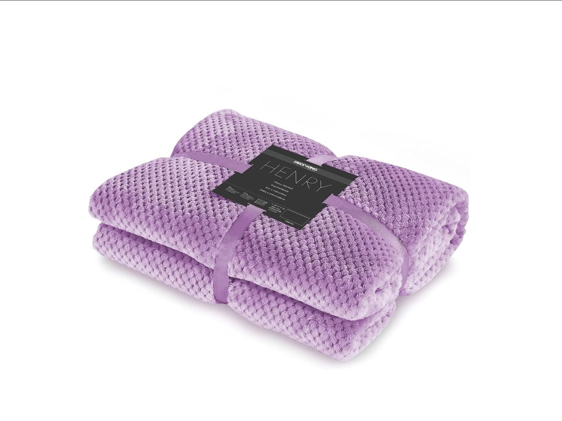 Wolldecke lila