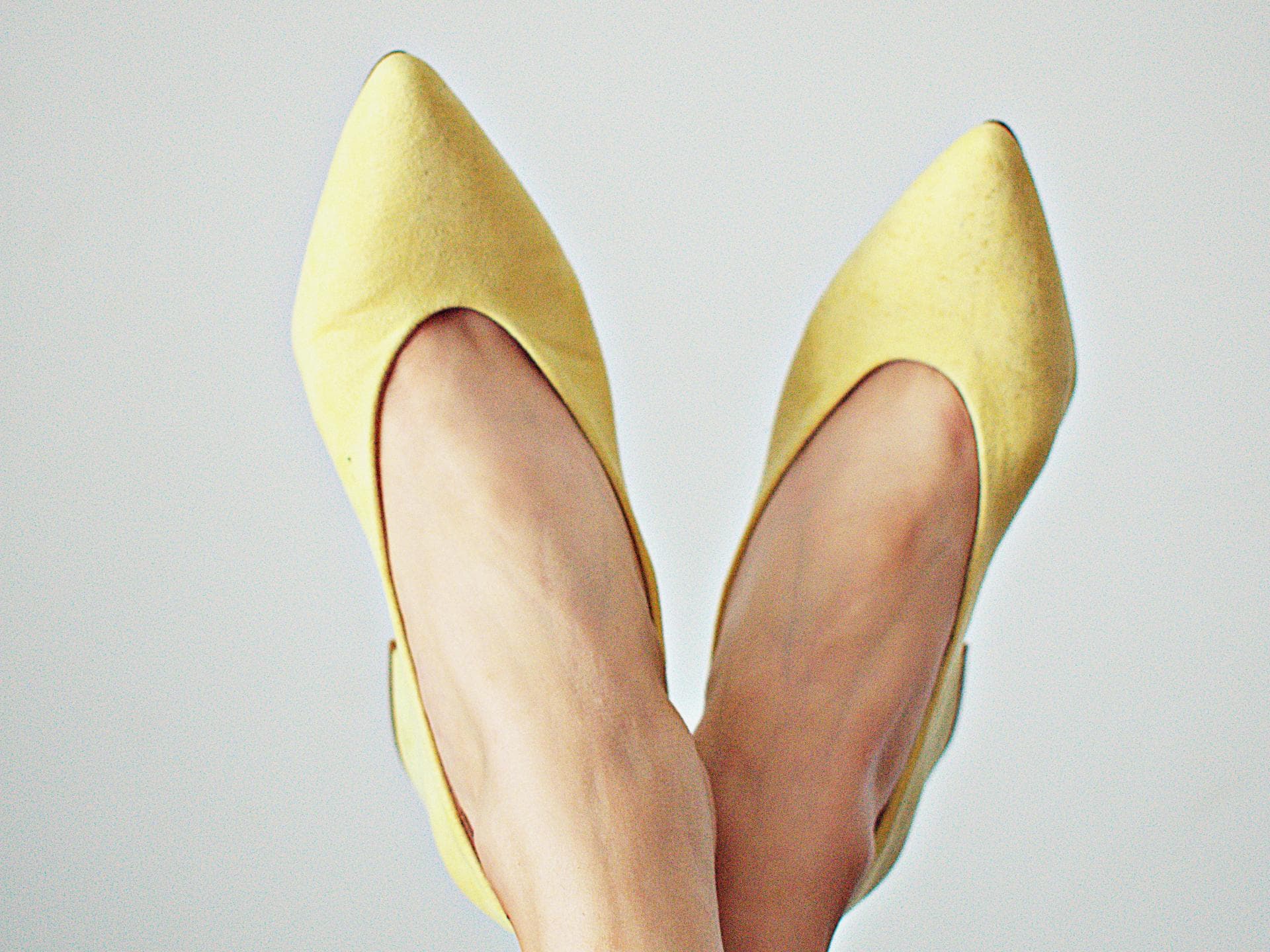Gelbe Schuhe