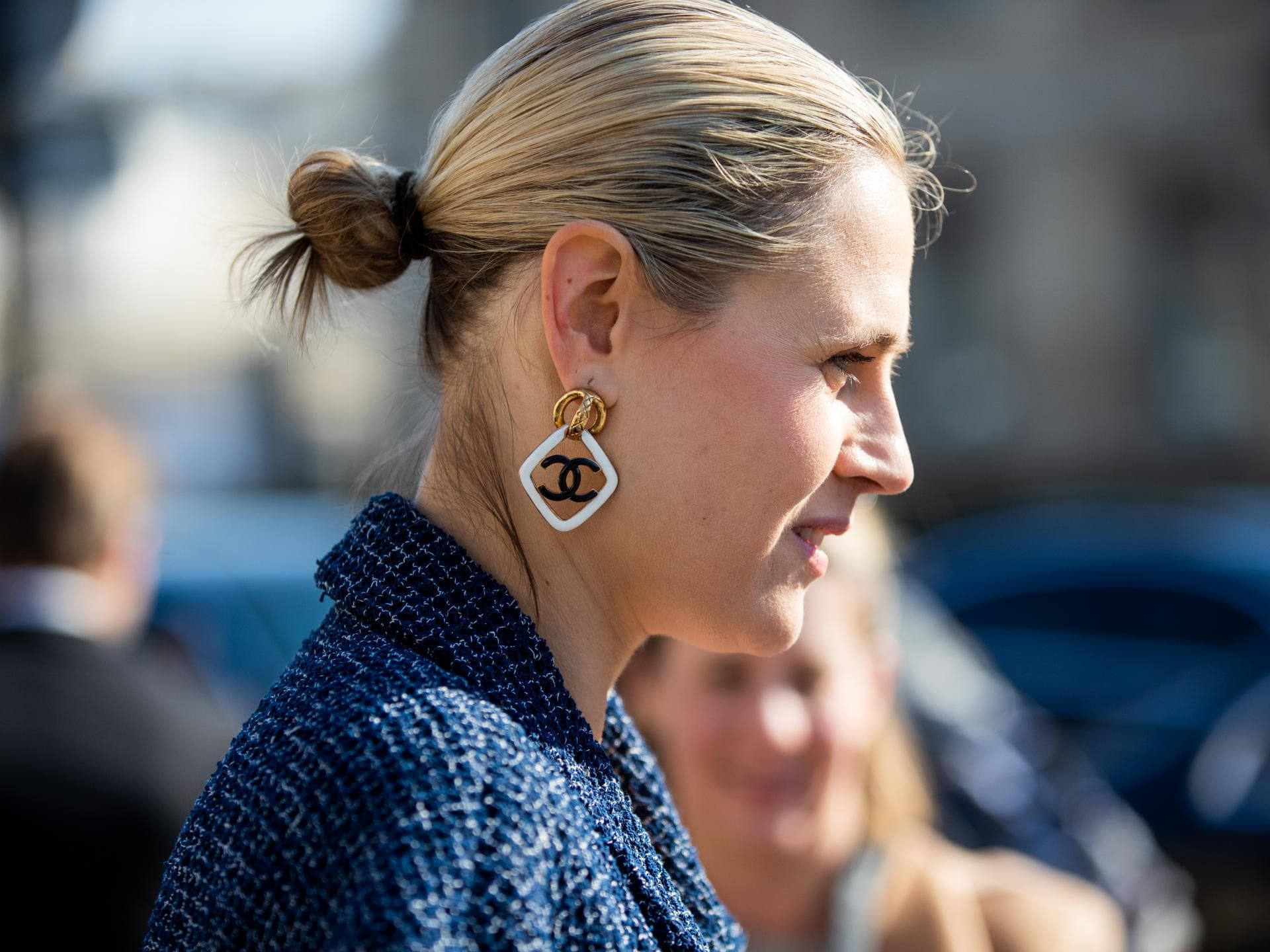 Frau Ohrringe