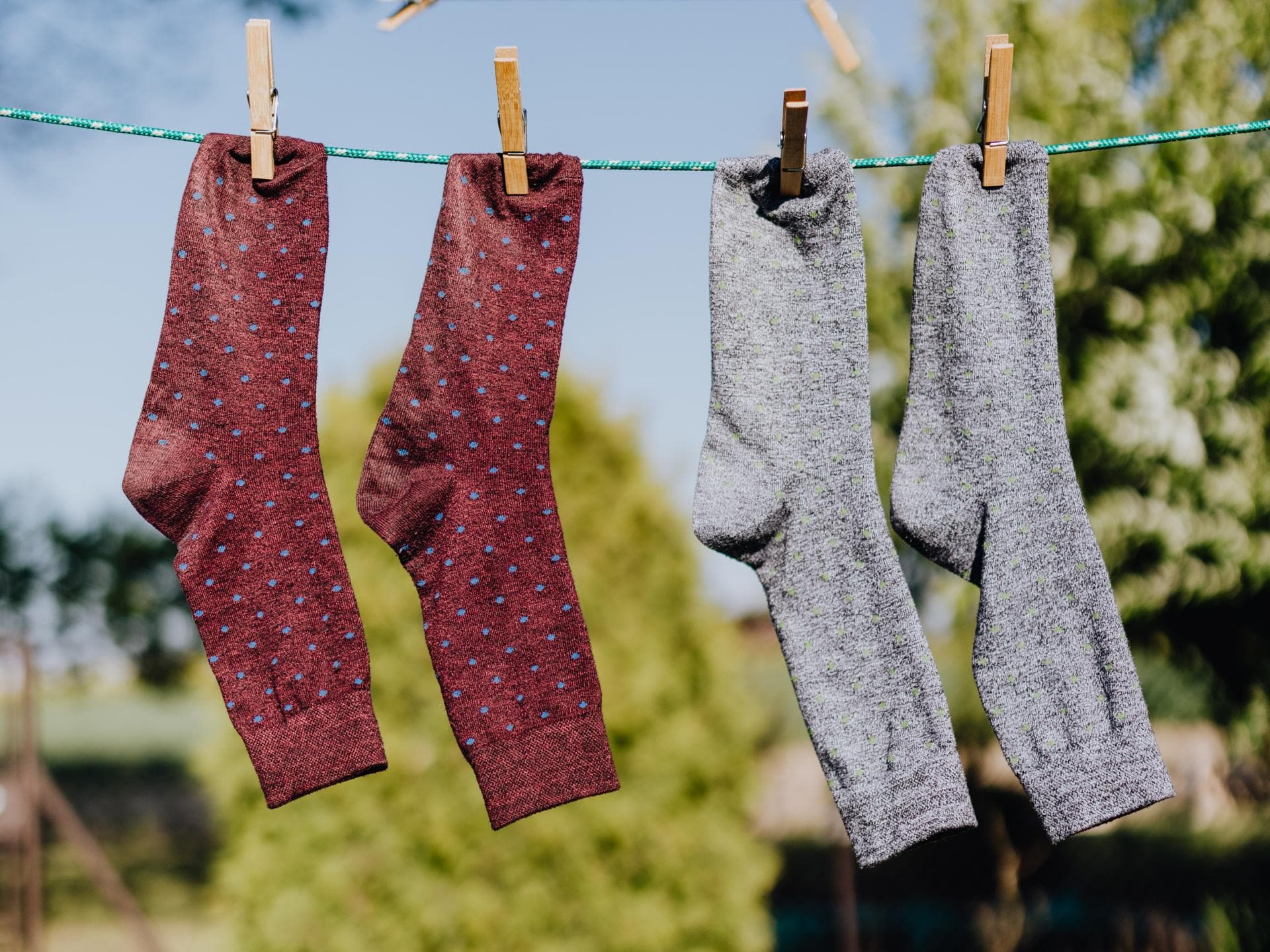 Socken waschen 
