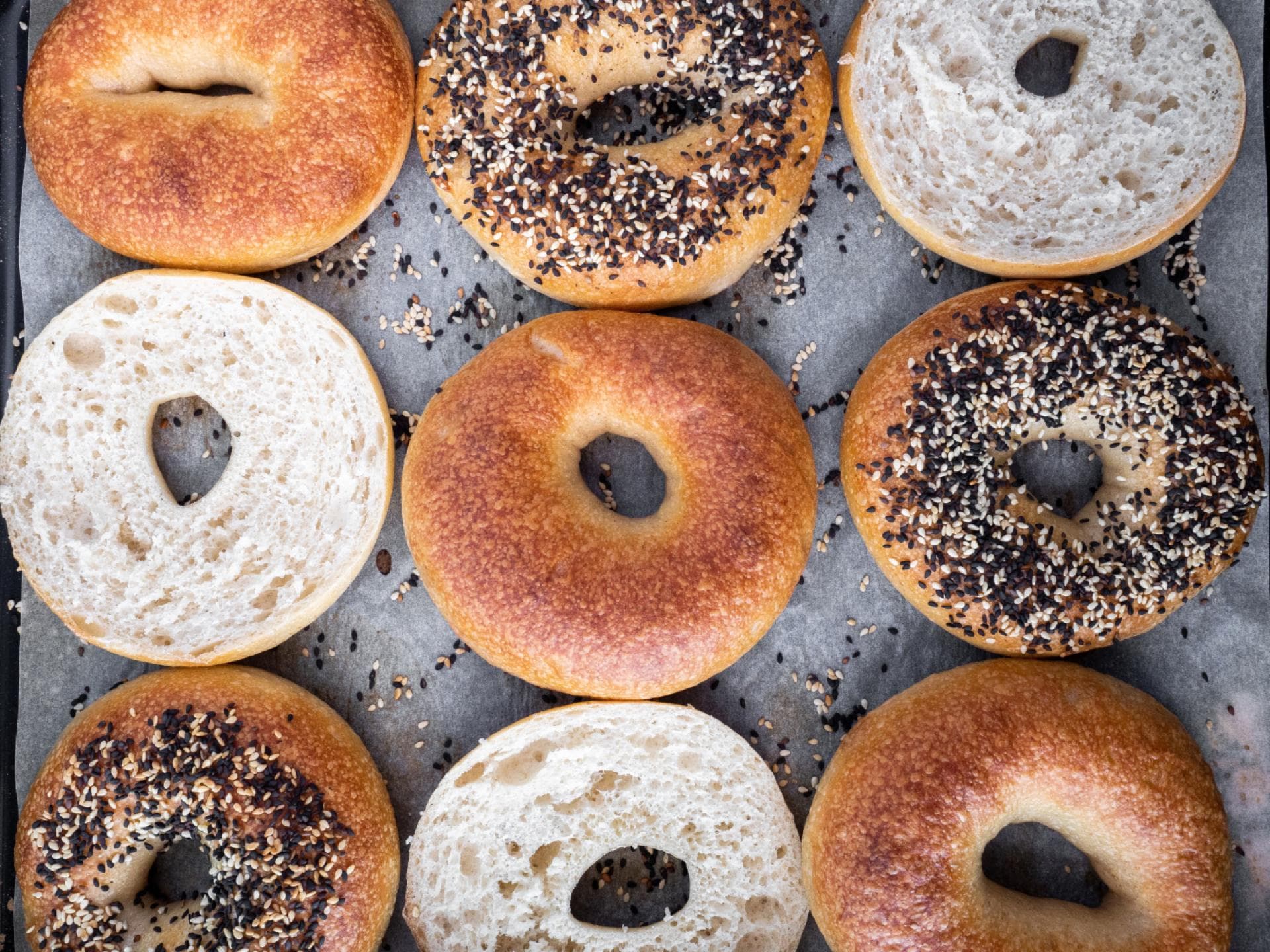 Schnelle Bagels aus 3 Zutaten