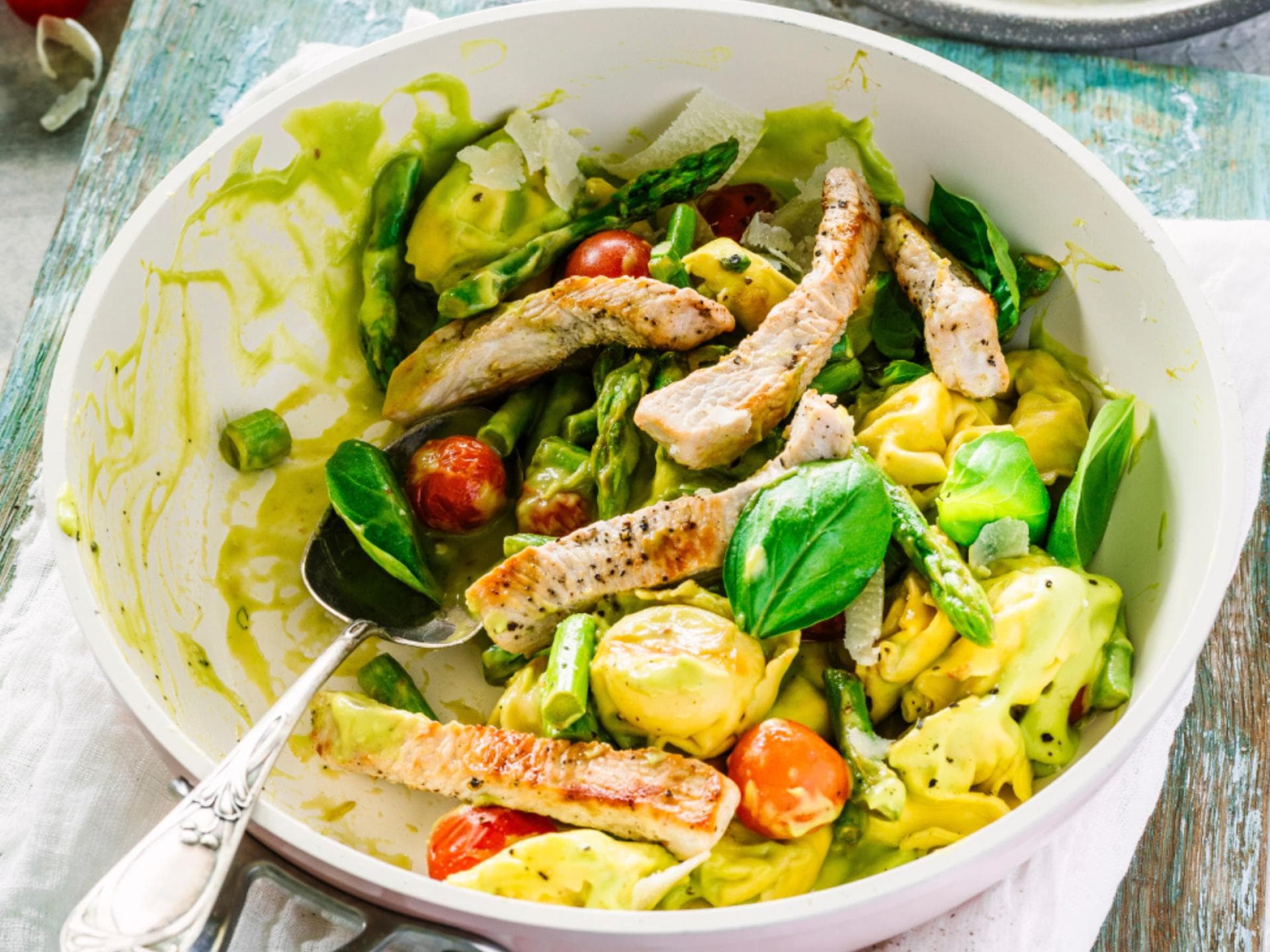 Spargel-Avocado-Pasta Spargel-Avocado-Pasta