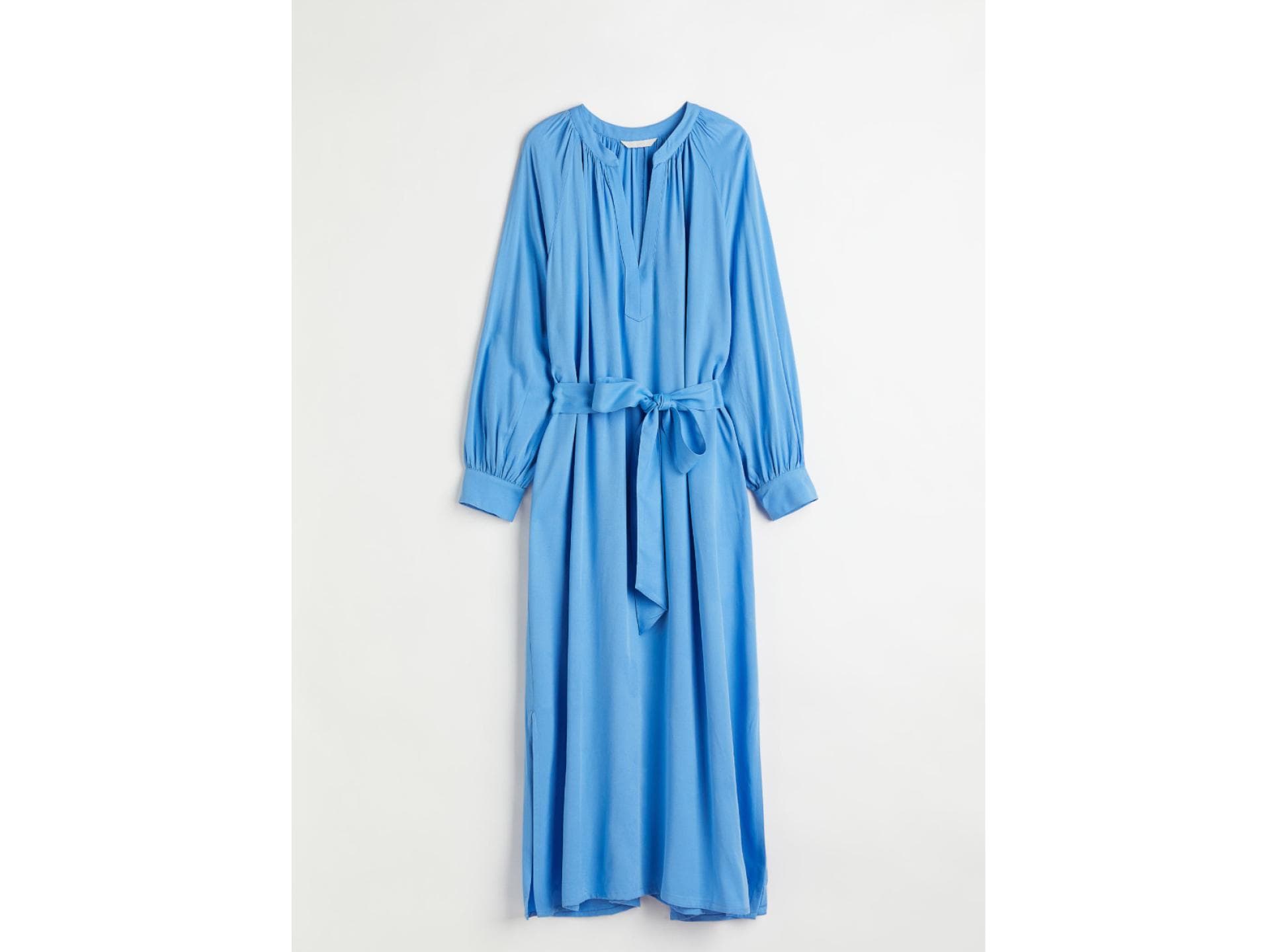 Kleid Satin blau