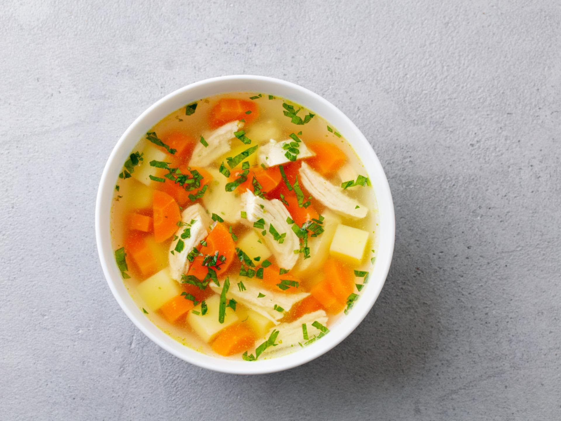 Hühnersuppe gegen Erkältung