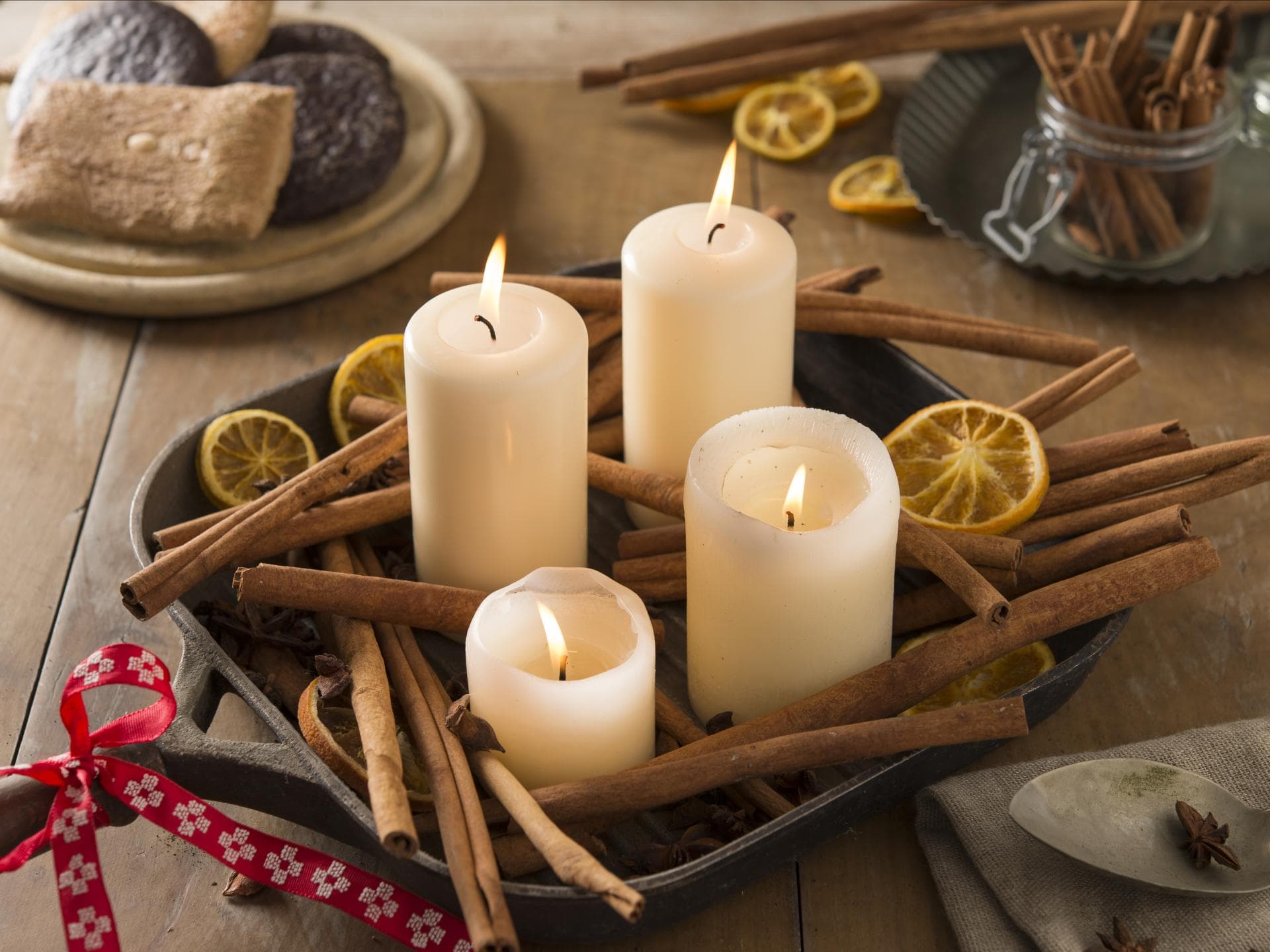 Kerzenständer für Weihnachten basteln 