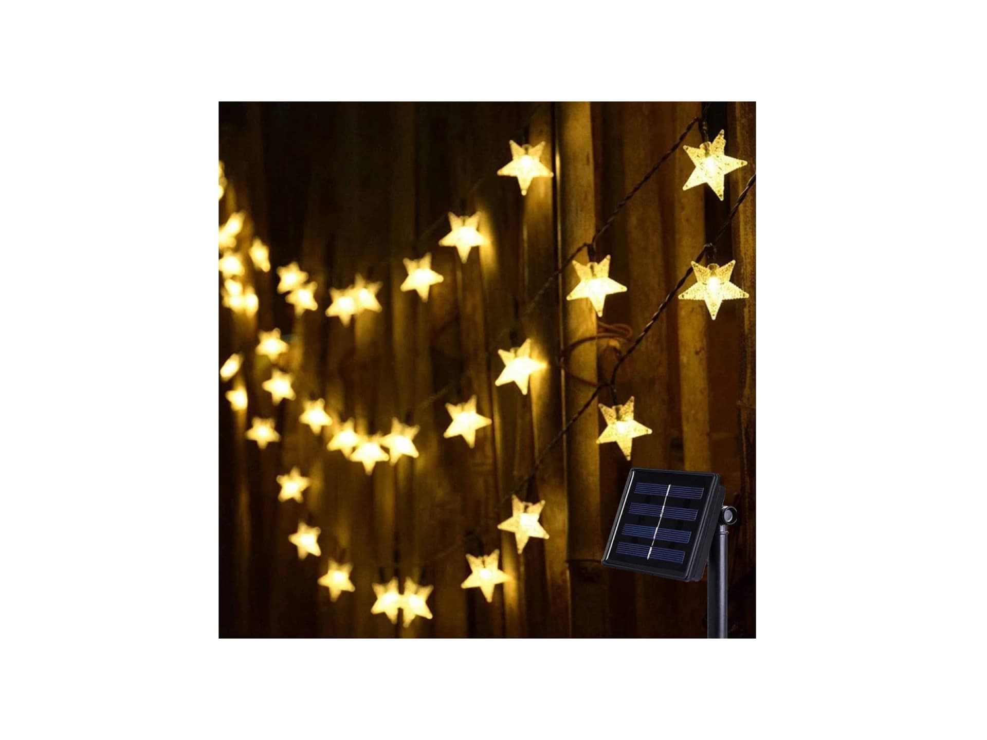 Lichterketten mit Sterne 