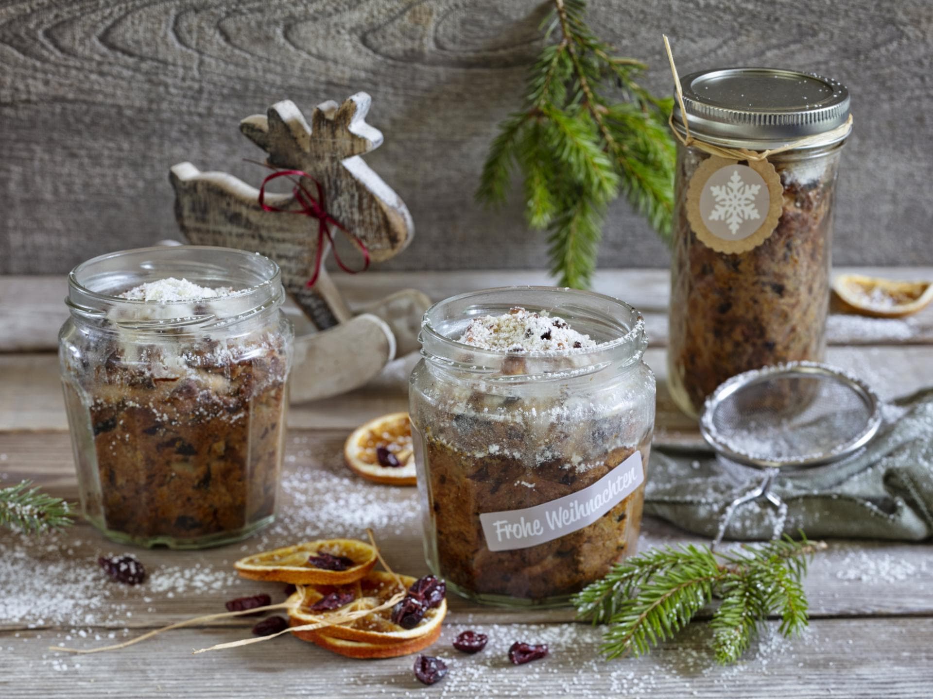 Mini-Stollen im Glas