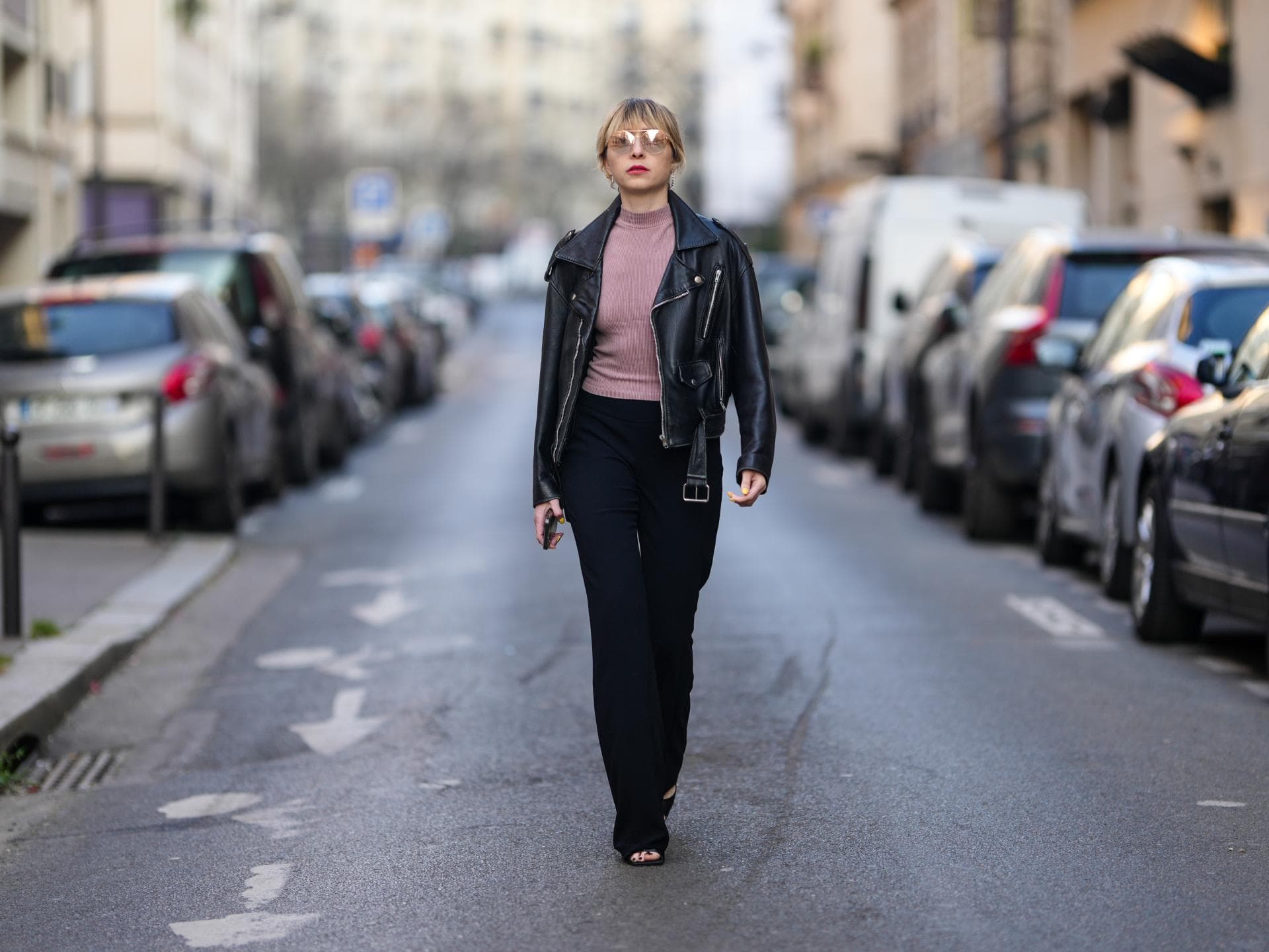 Lederjacke 