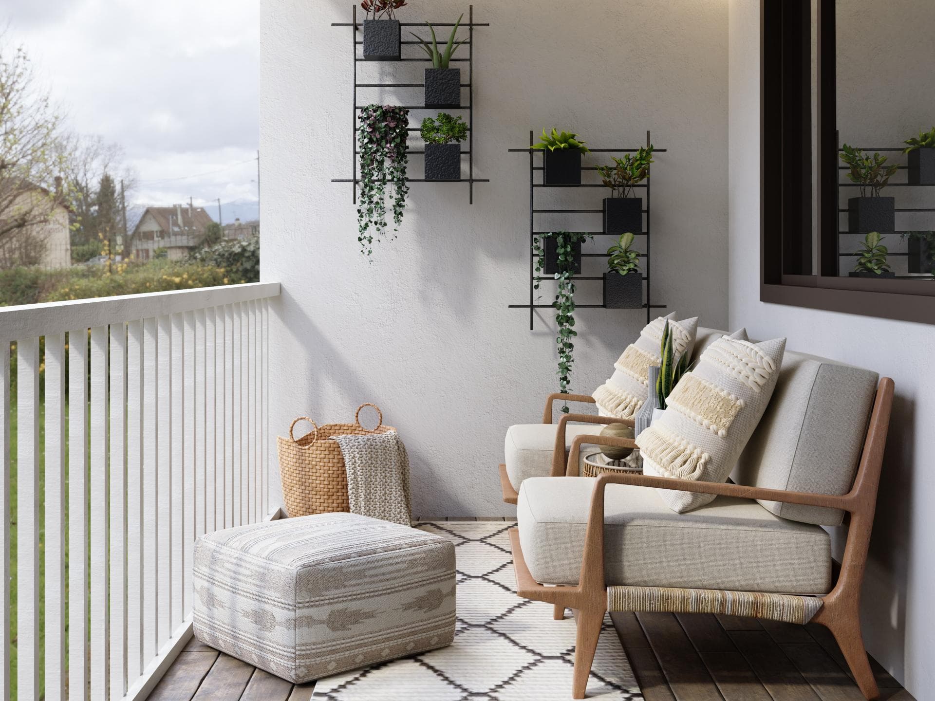Loggia einrichten 