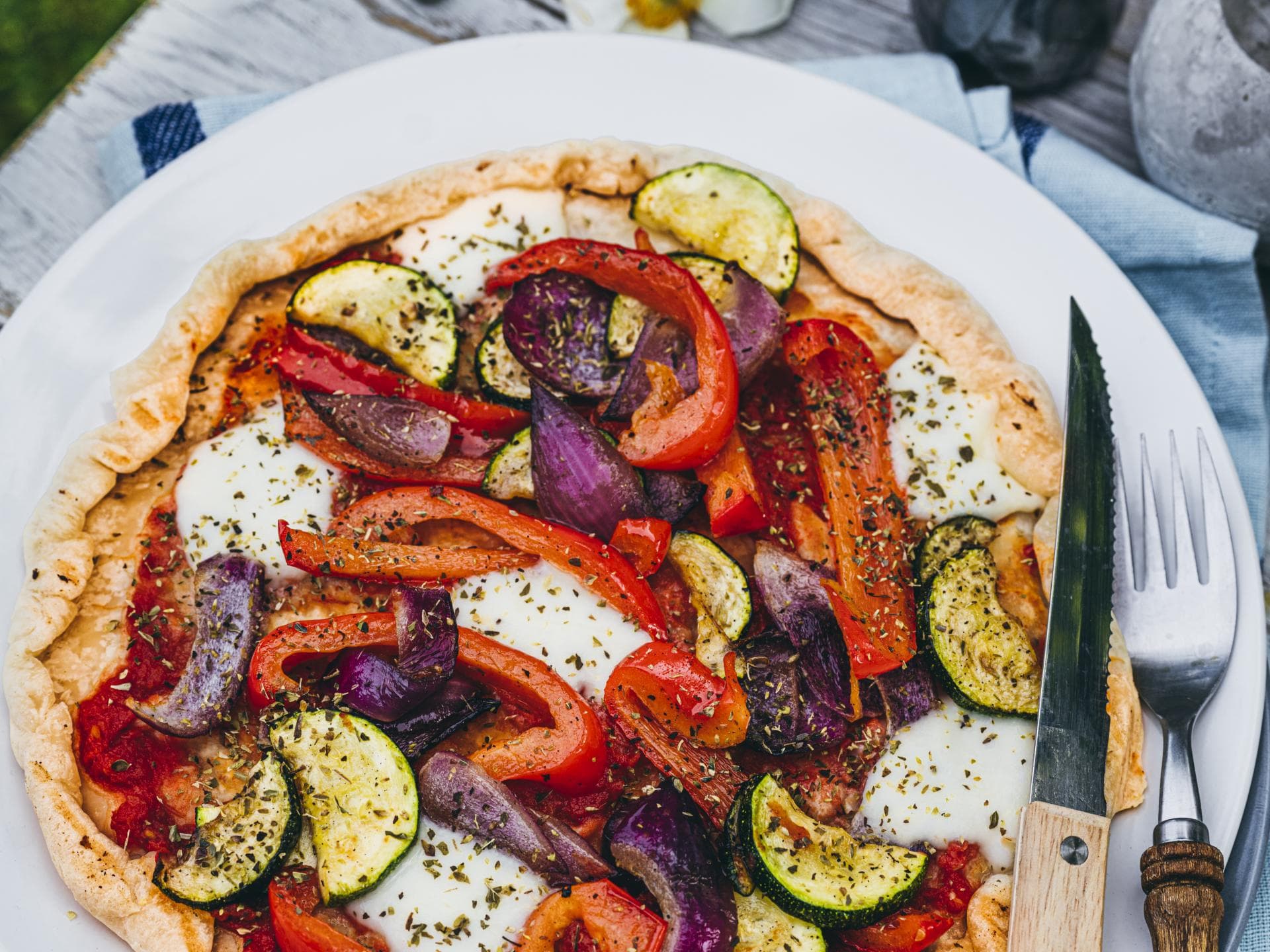 Pizza vom Grill