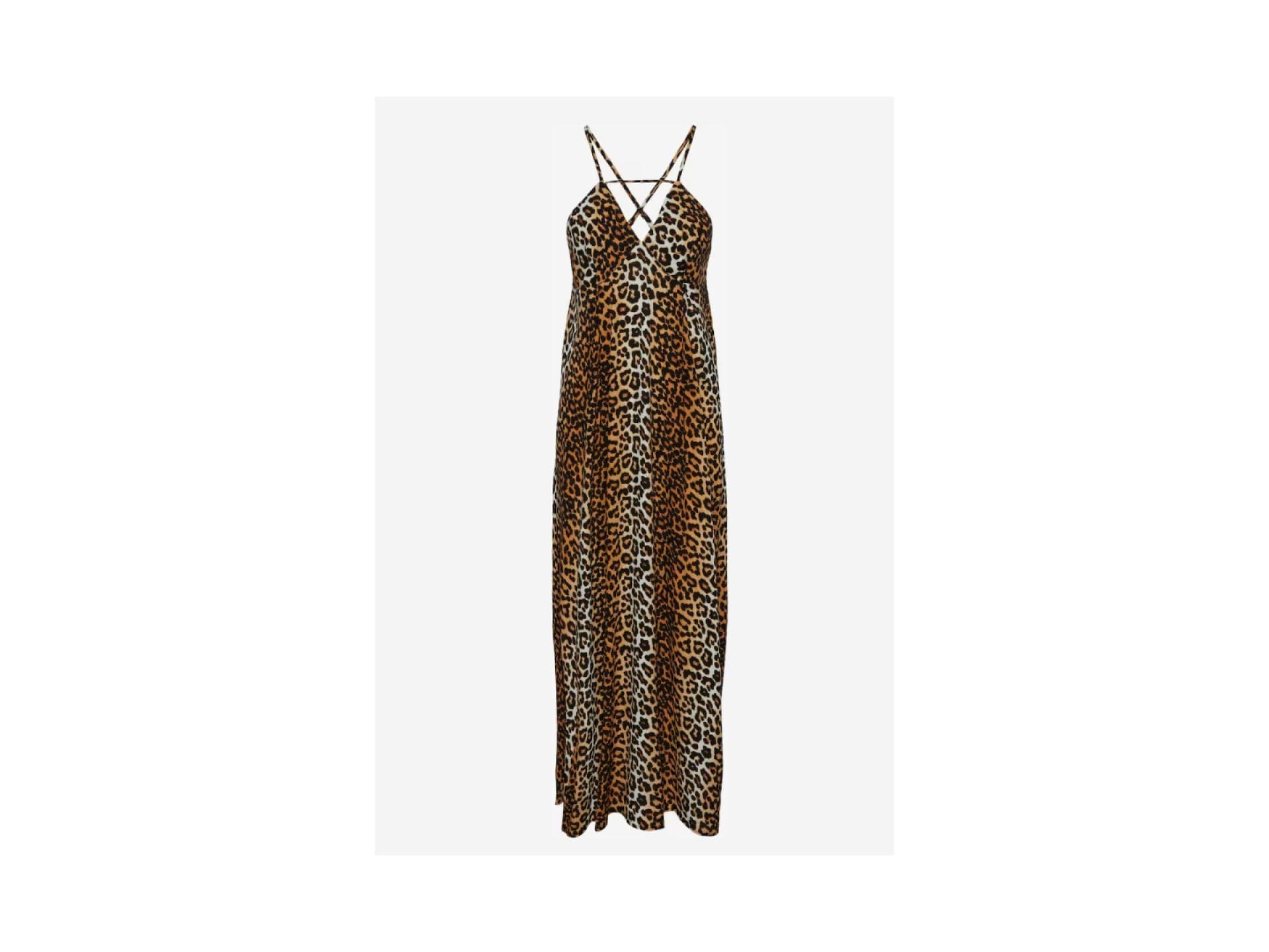 Kleid mit Leoprint 