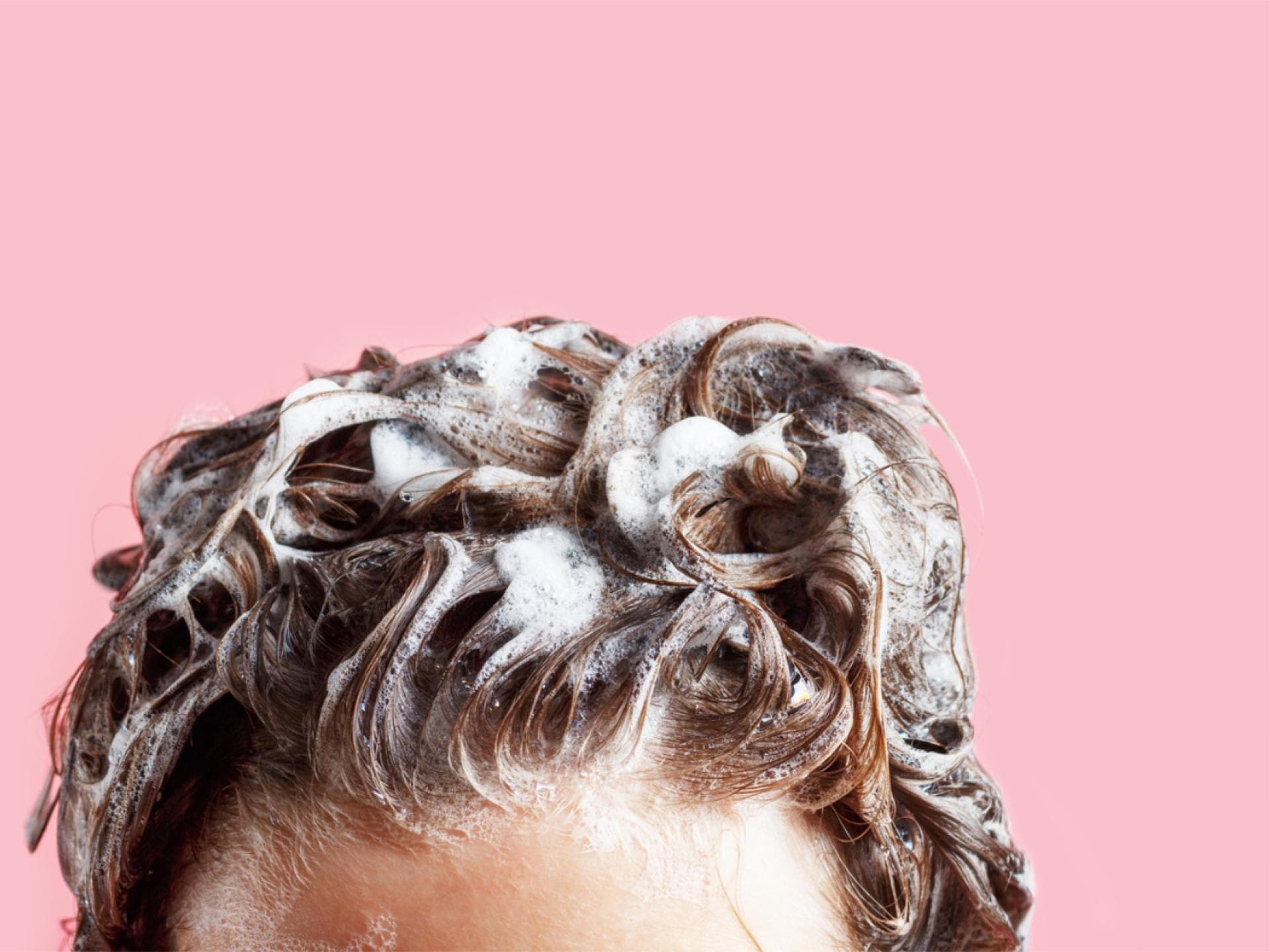 Shampoonierte Haare