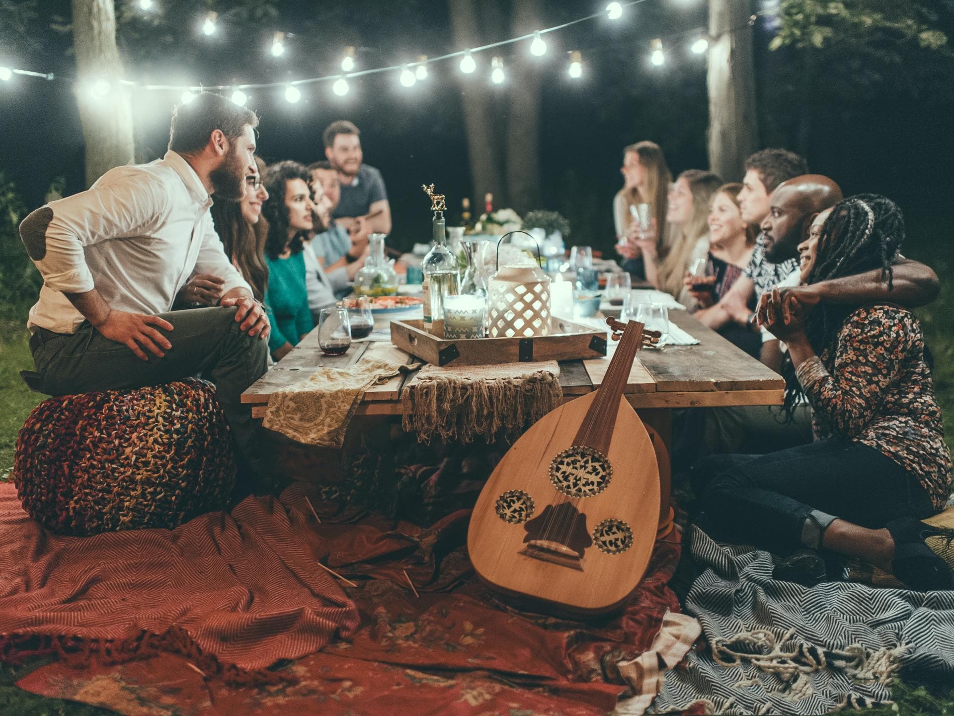 Grillparty im Sommer 