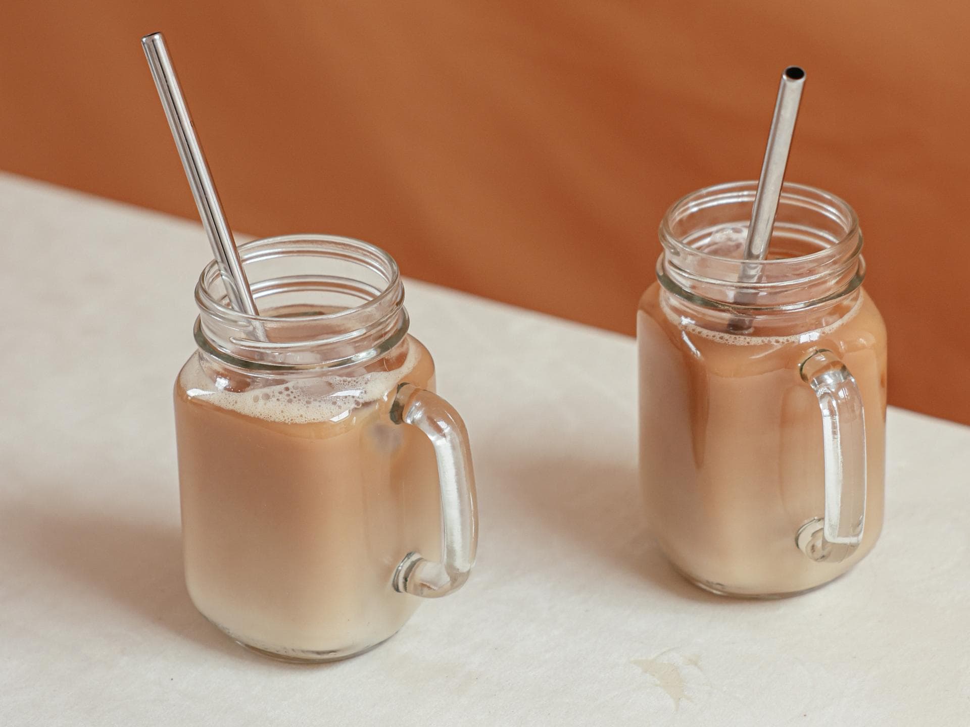 Eiskaffee ohne Eiswürfel 
