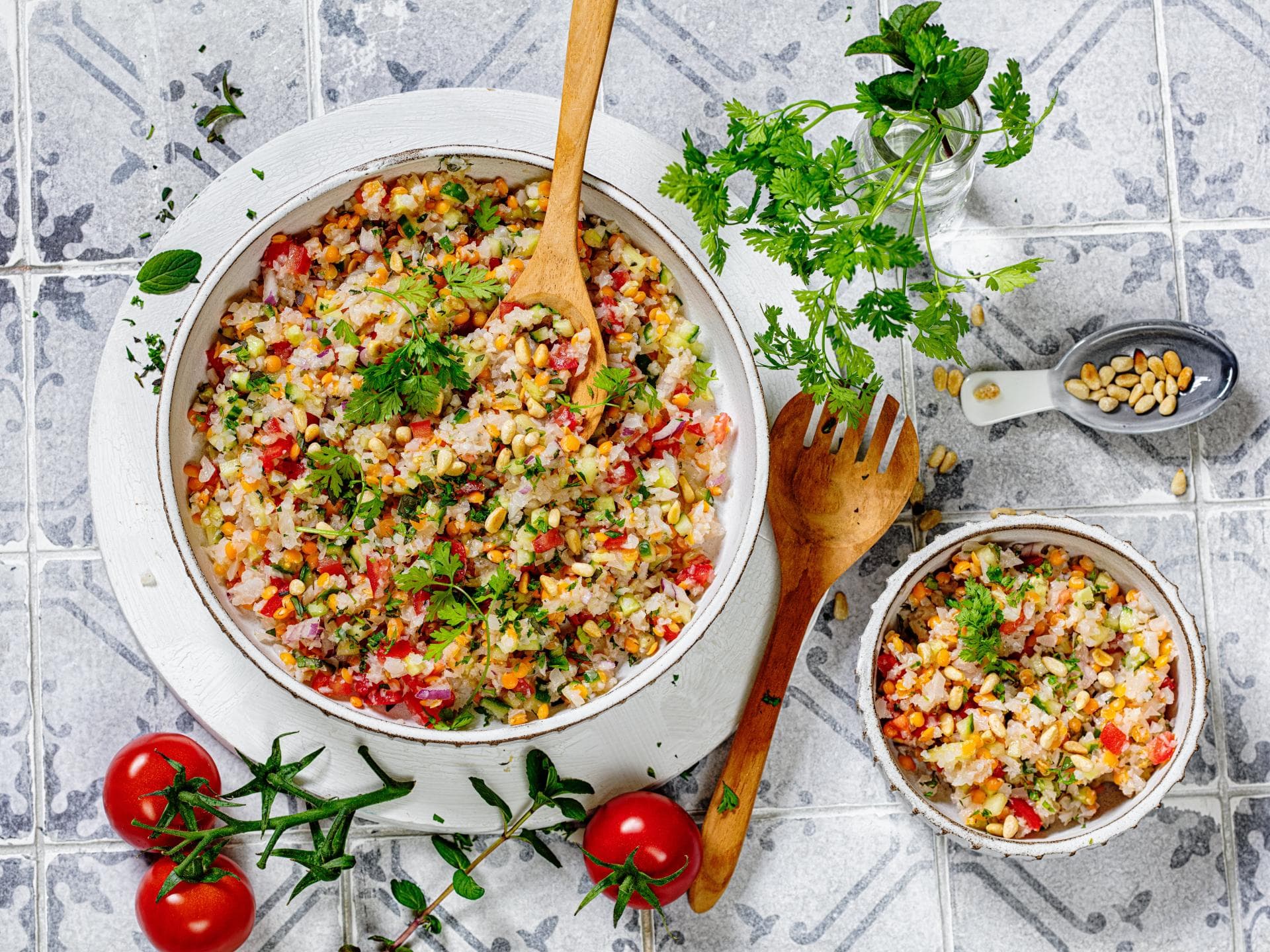 Blumenkohl Tabouleh 
