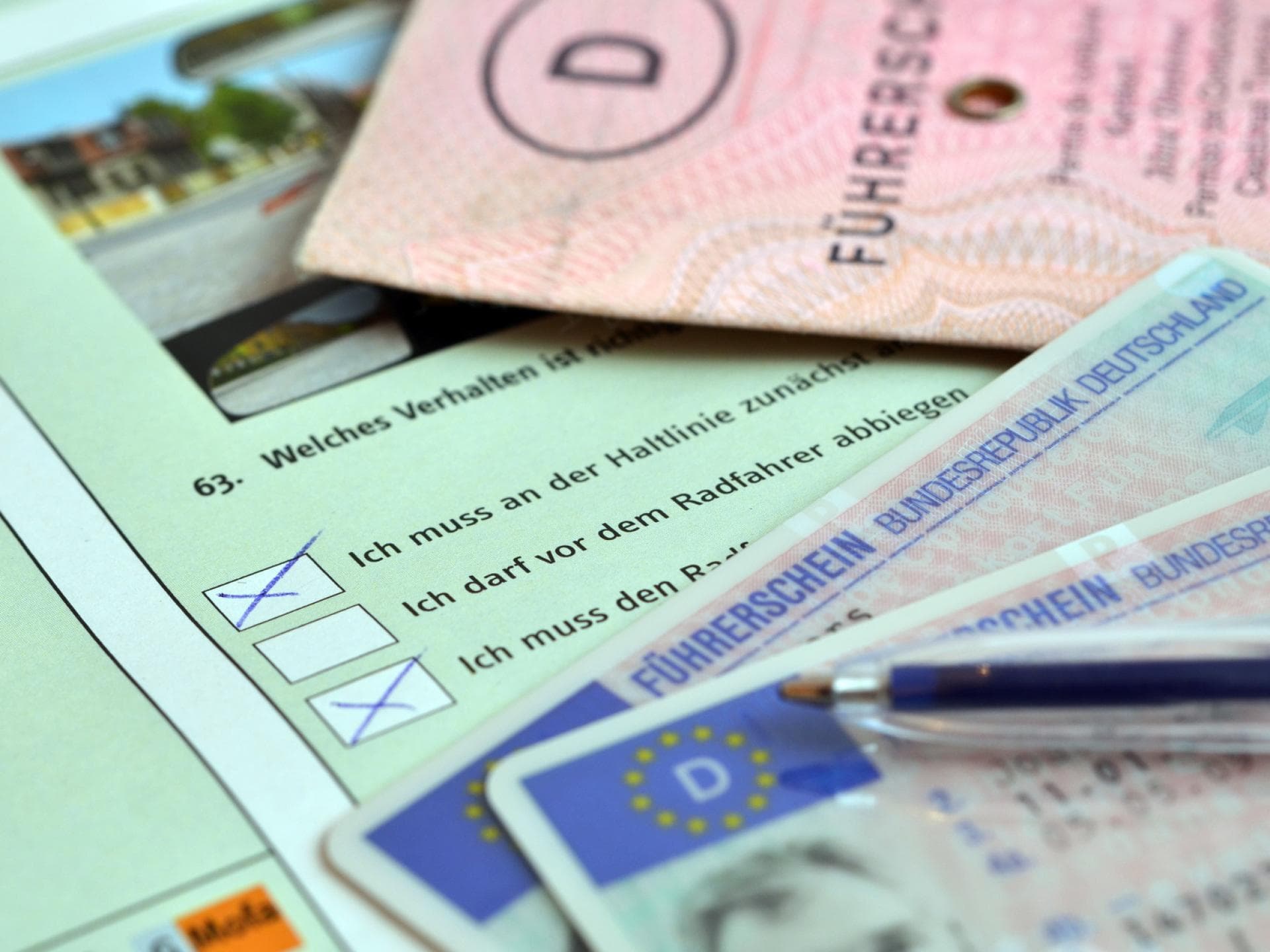 Führerschein Papiere
