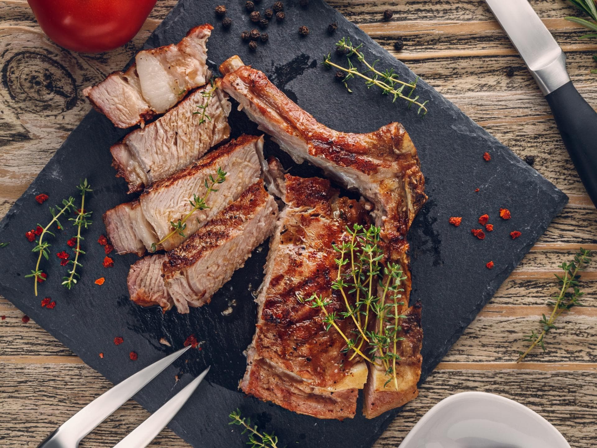 Kalbskotelett grillen Kalbskotelett grillen