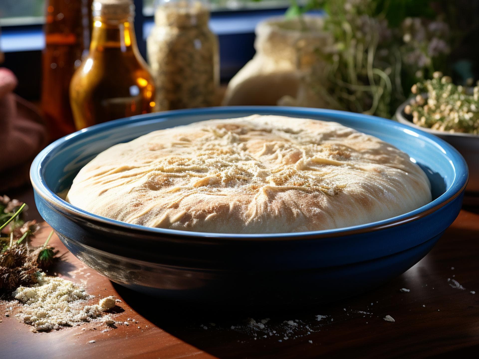 Pizzateig mit Trockenhefe Pizzateig mit Trockenhefe