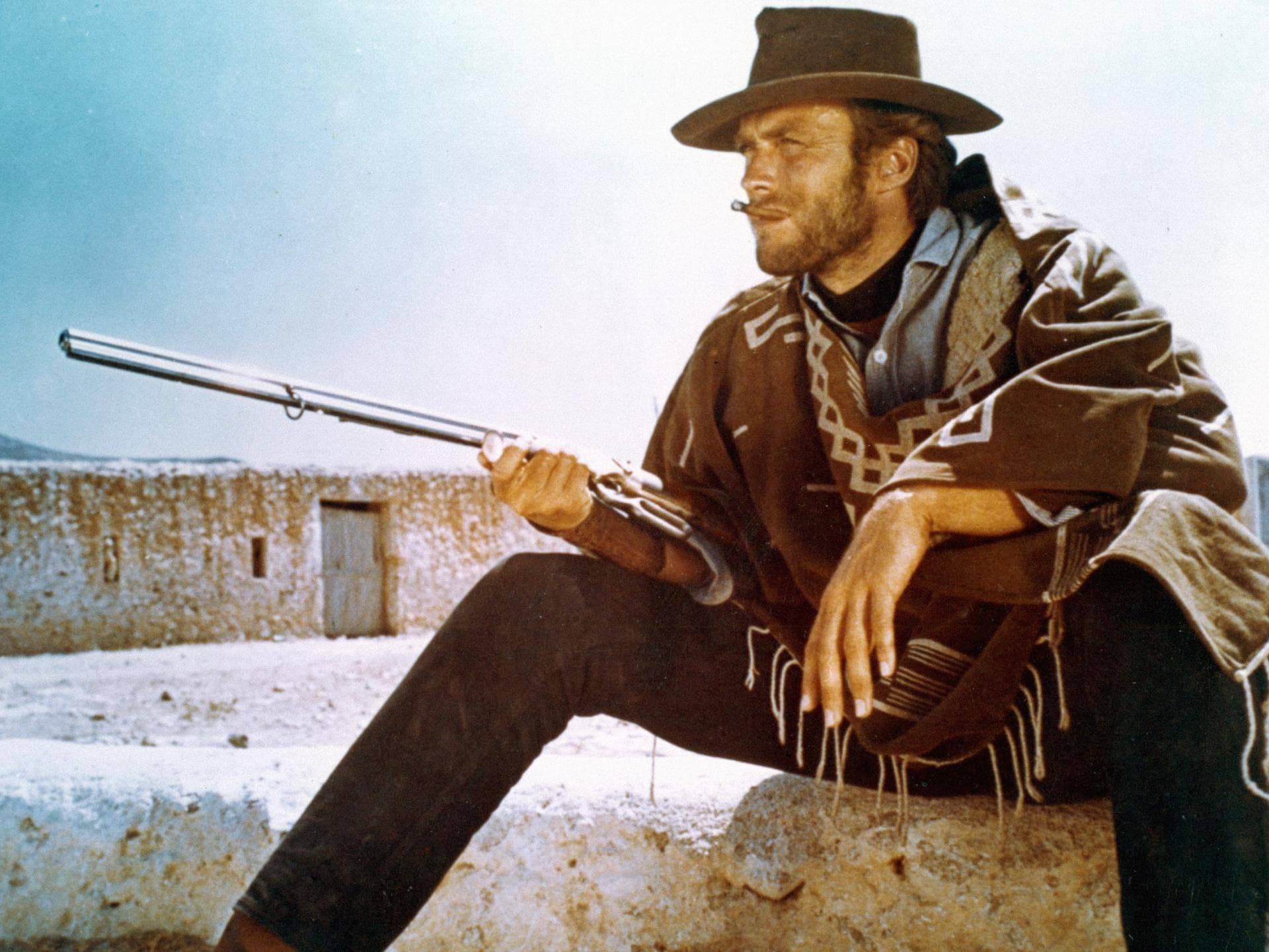 Der junge Clint Eastwood im Film "Für eine Handvoll Dollar"