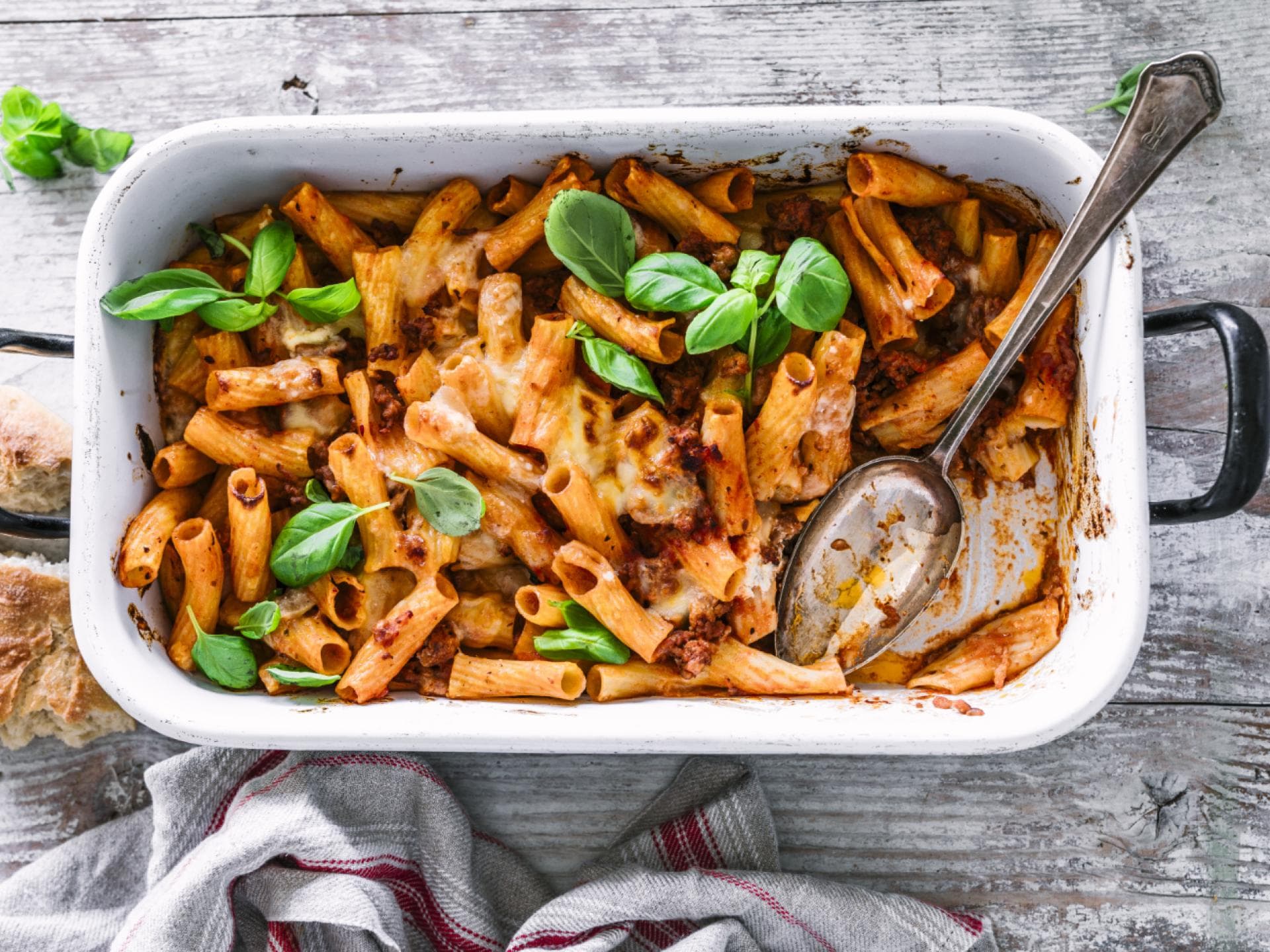 Nudelauflauf Tortiglioni al forno
