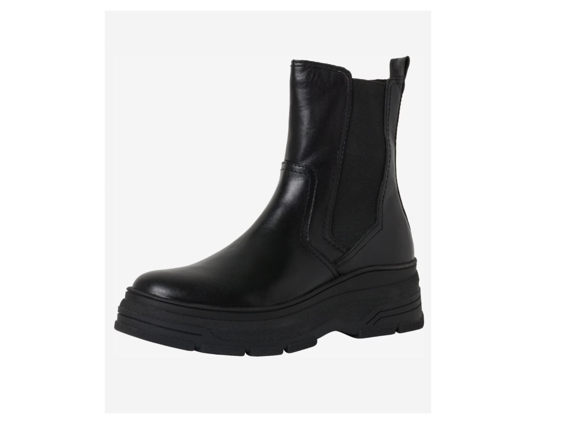 Chelsea-Boots mit Plateau 