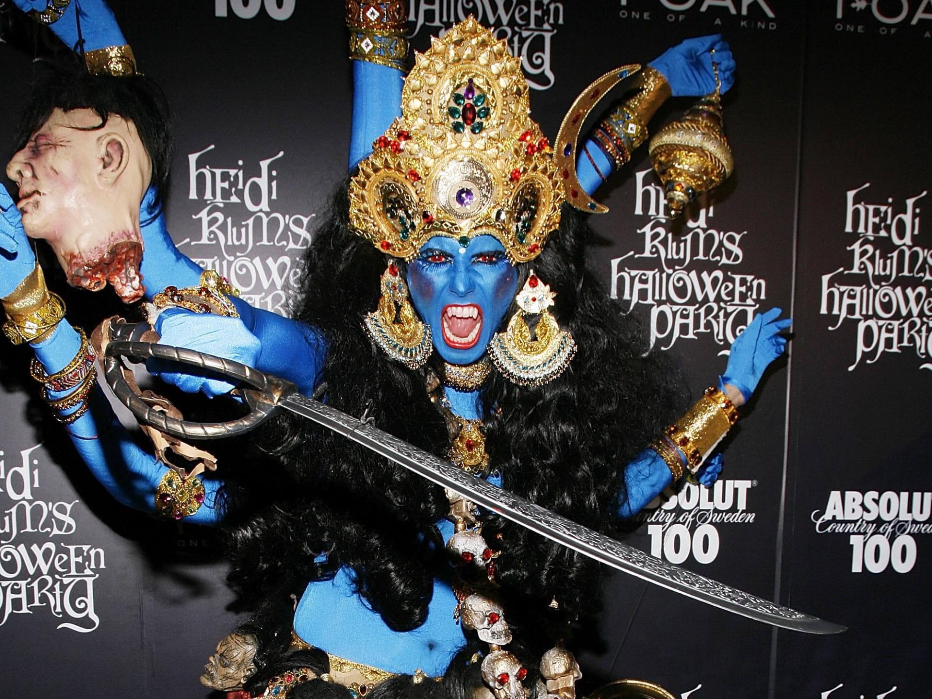 Heidi Klum Halloween Kostüm 2008 Heidi Klum Halloween Kostüm 2008