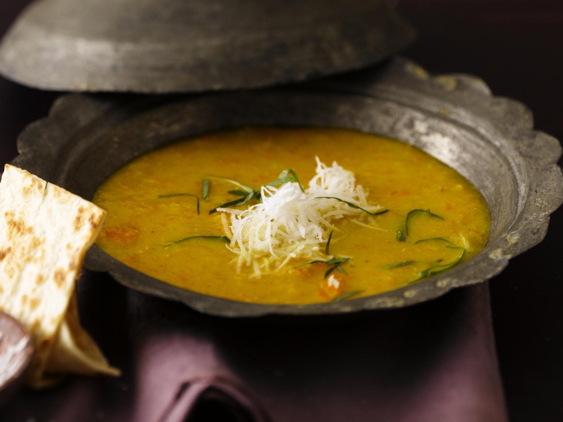 Linsen-Kokos-Suppe Linsen-Kokos-Supper
