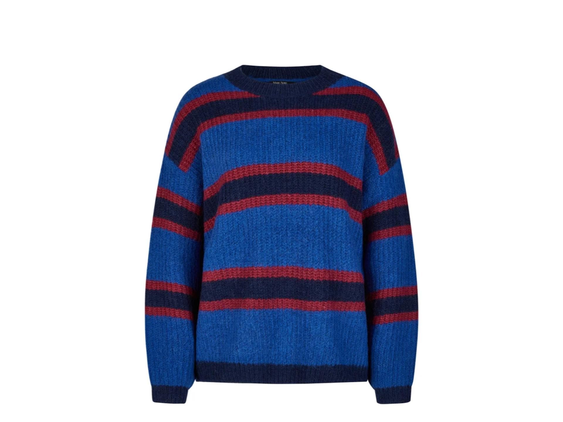 Blauer Pullover 
