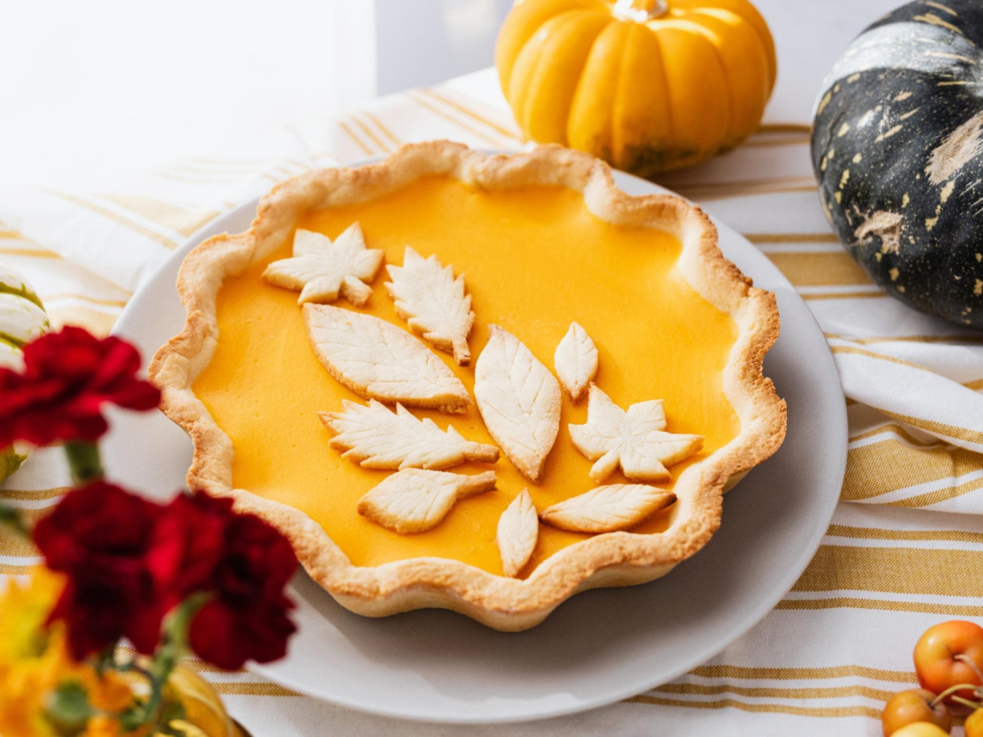 Amerikanischer Pumpkin Pie