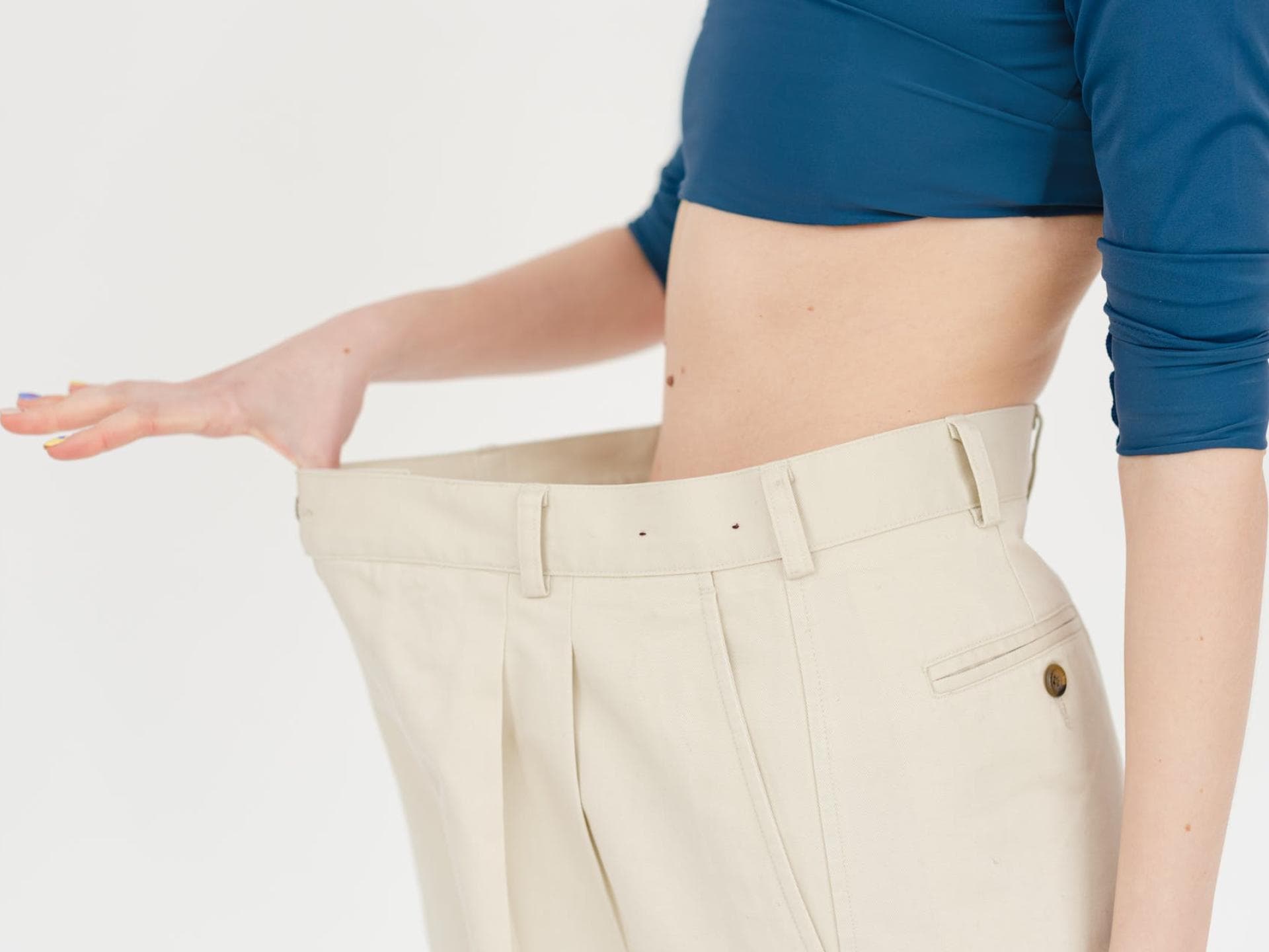 Durch das Abnehmen passt die Hose nicht mehr.