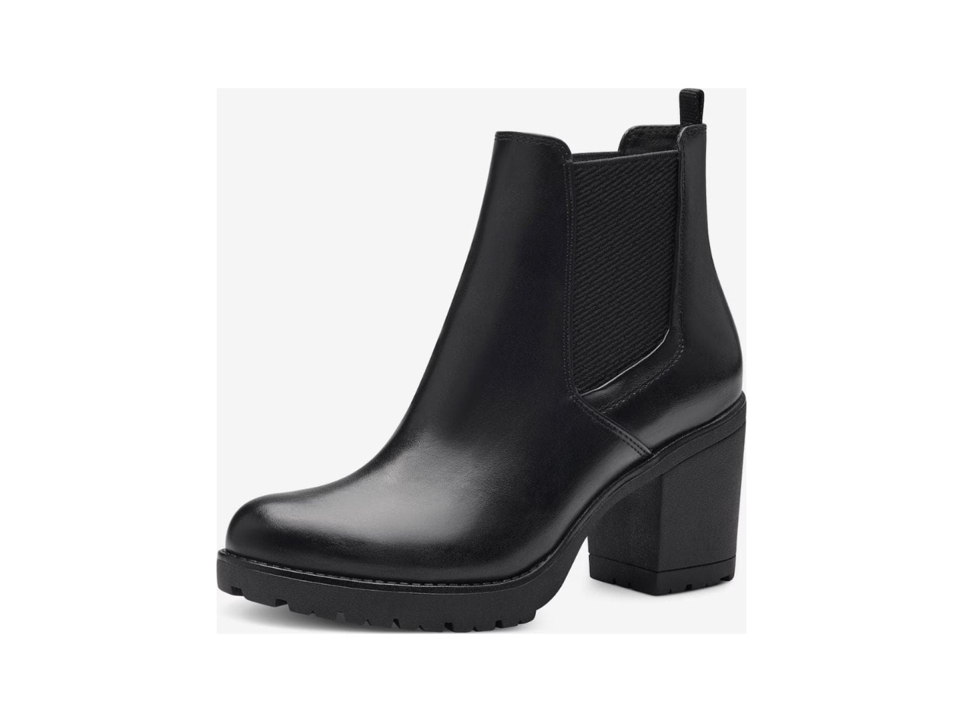 Hohe Chelsea Boots in schwarz 