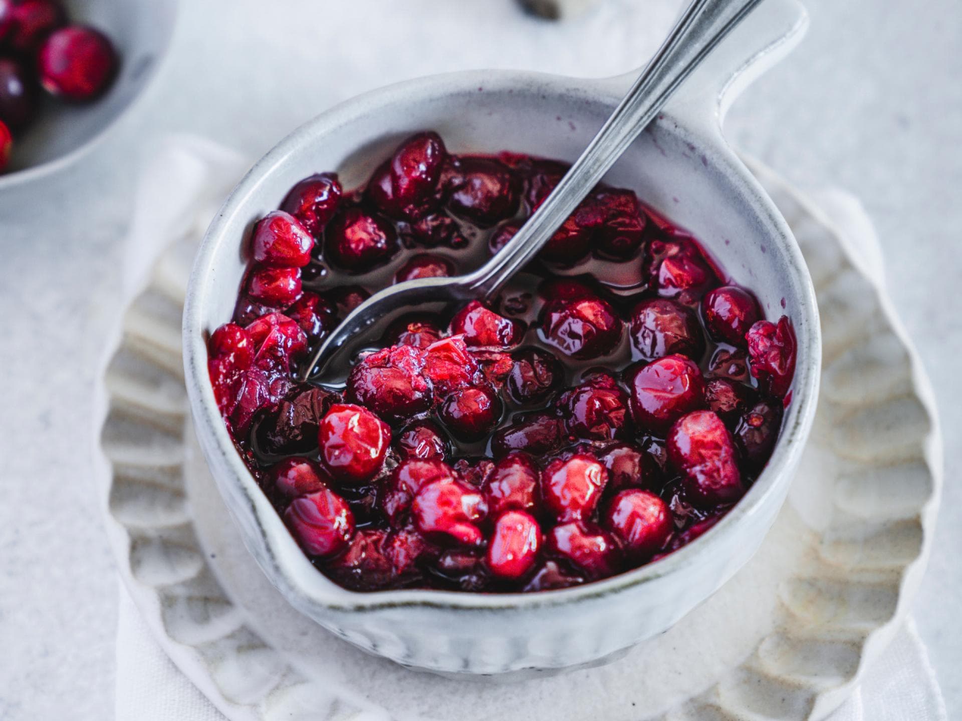 Cranberry Chutney in einer Schale