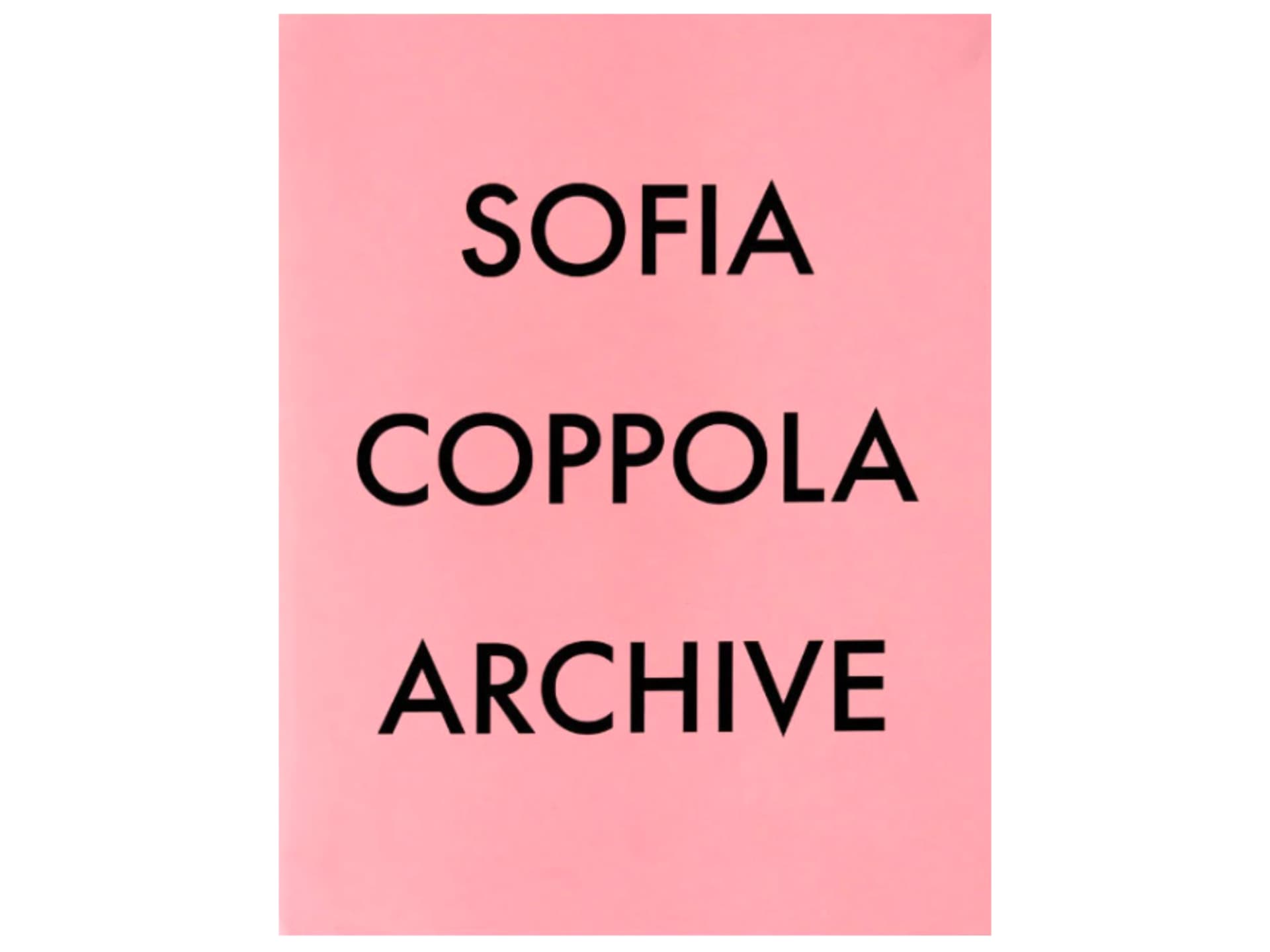 Buch Sofia Coppola Archive